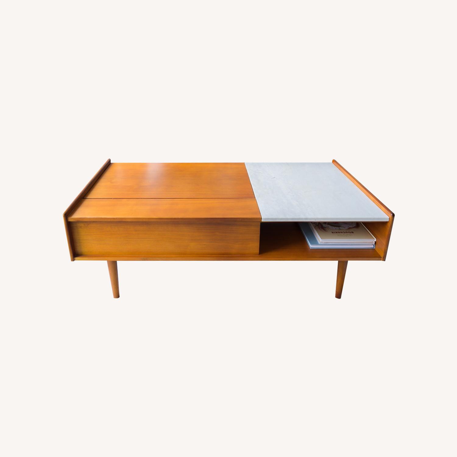 West Elm Mid-Century Pop-Up Coffee Table 48" - image-0