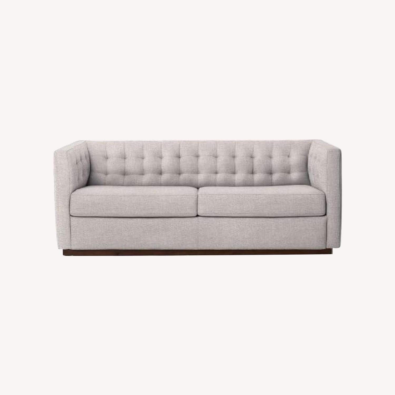 West Elm Rochester Light Grey Sleeper Sofa - image-7