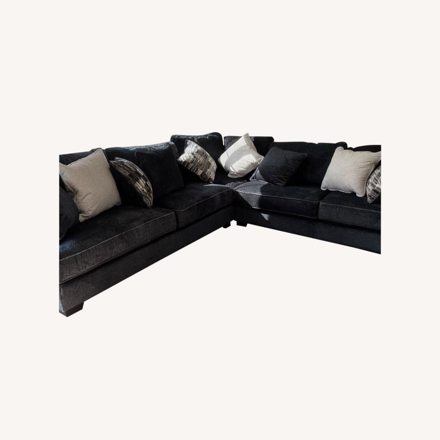 Charcoal Contemporary 3-Piece Sectional - image-0