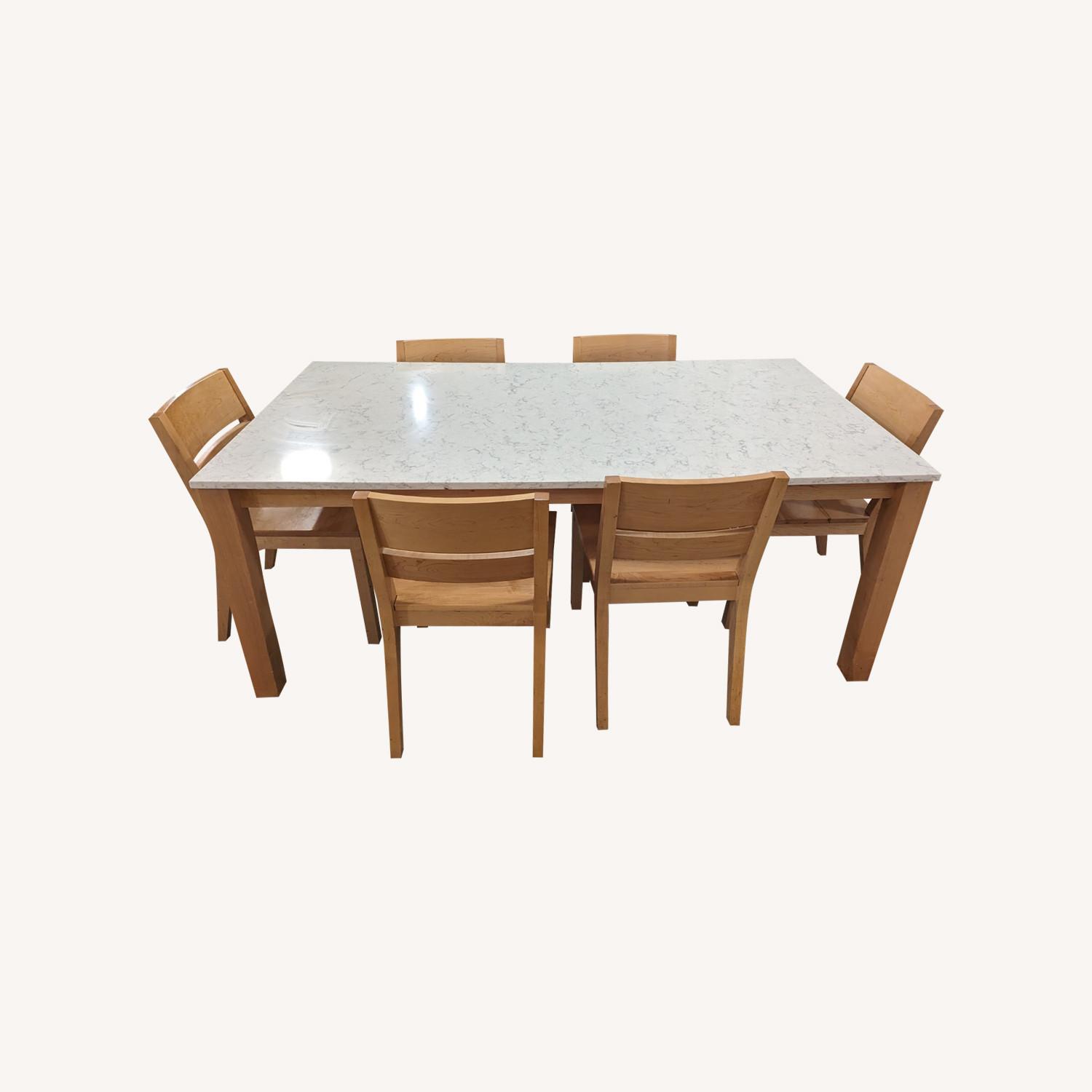 Room & Board 6 Chair Dining Set - image-0