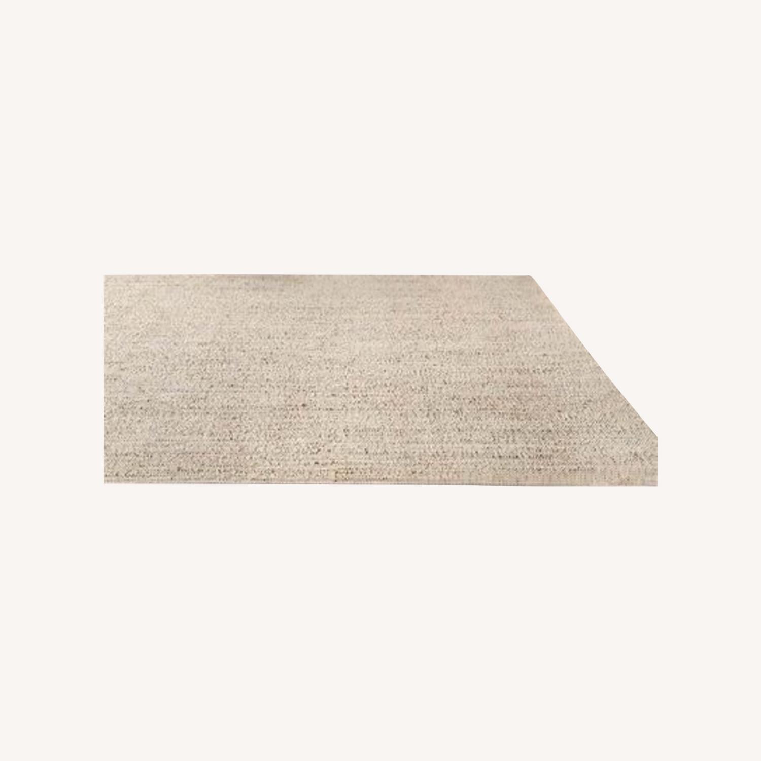 Natural Handwoven Jute 12' x 15' Rug + Rug Pad - image-0