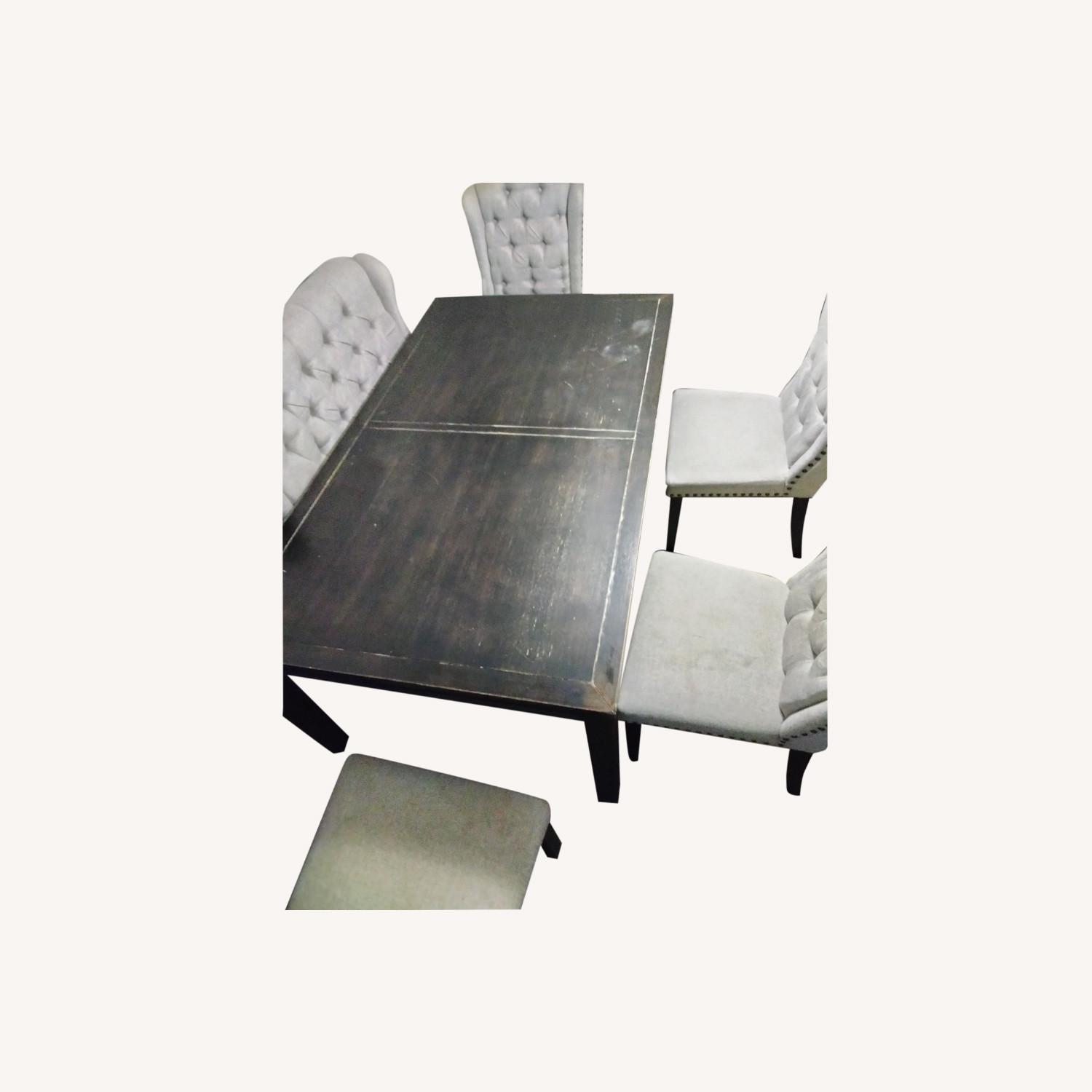 Ashley Dining Table and 4 Chairs and Bench AptDeco