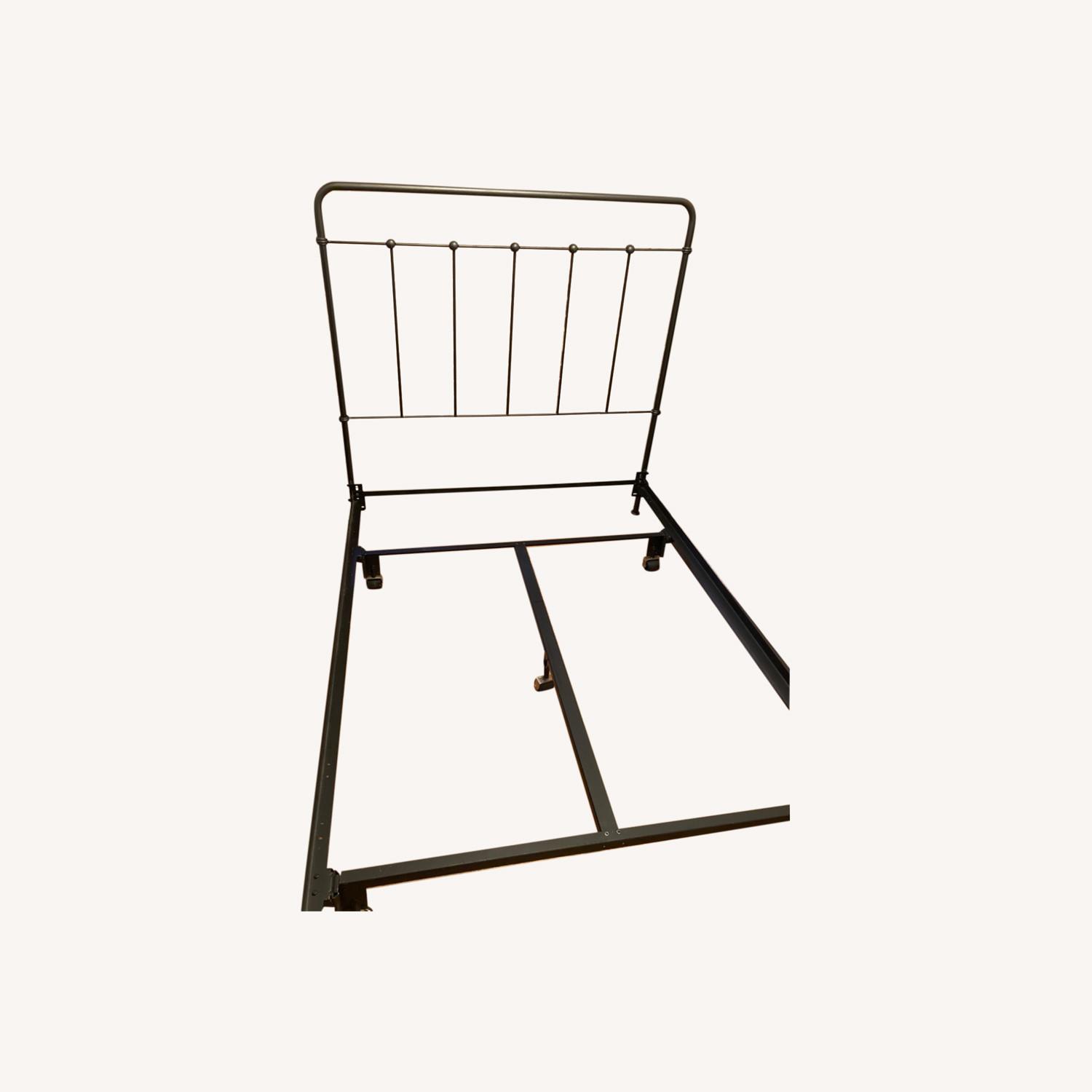 Wrought Iron Cottage Full Bed Frame and Headboard - image-0