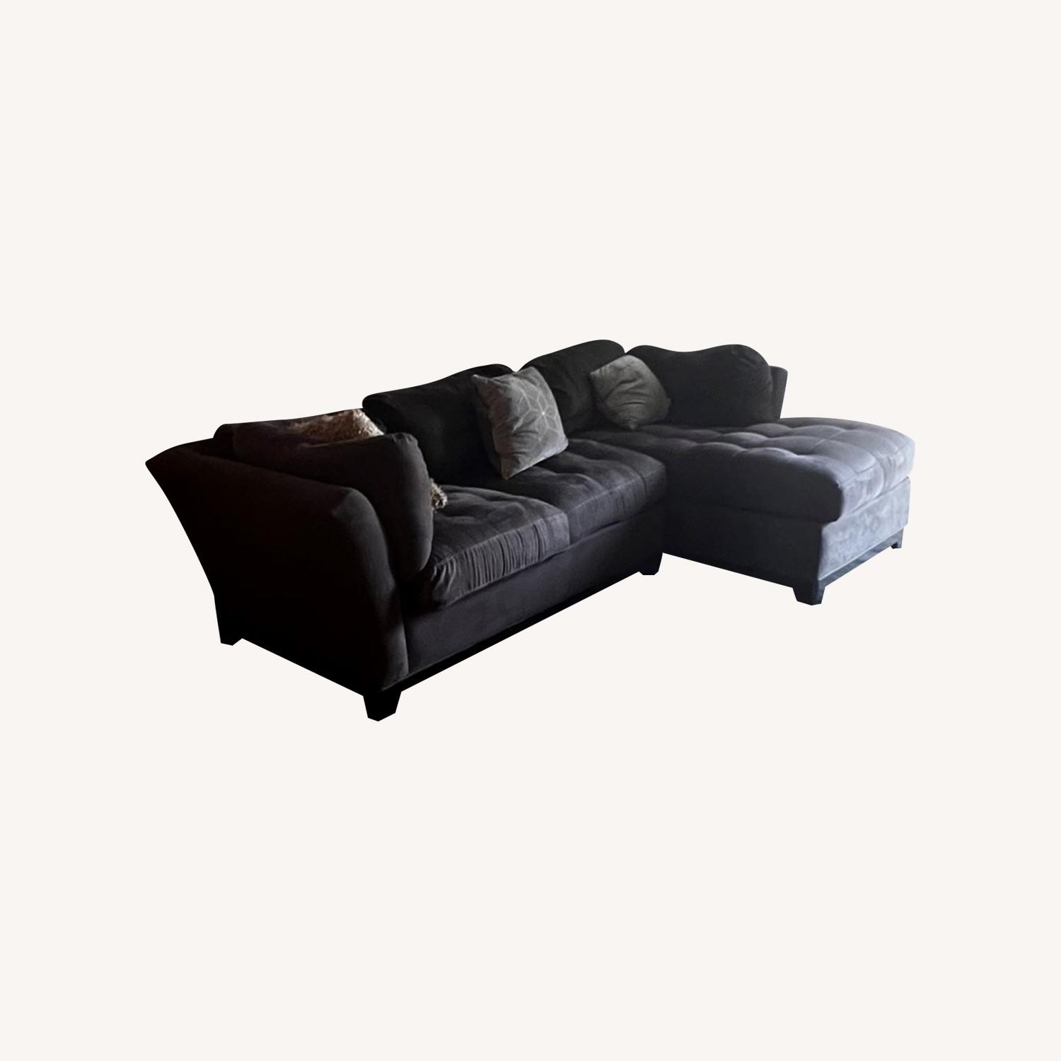 Plush Right-Facing Chaise 2pc Sectional - image-0