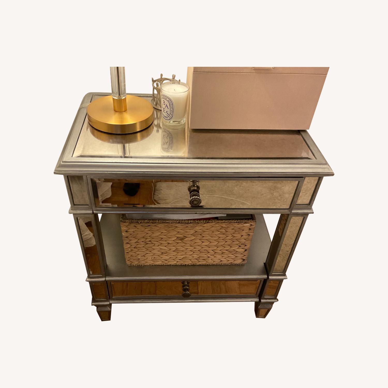 Mirrored Nightstand Duo - image-0