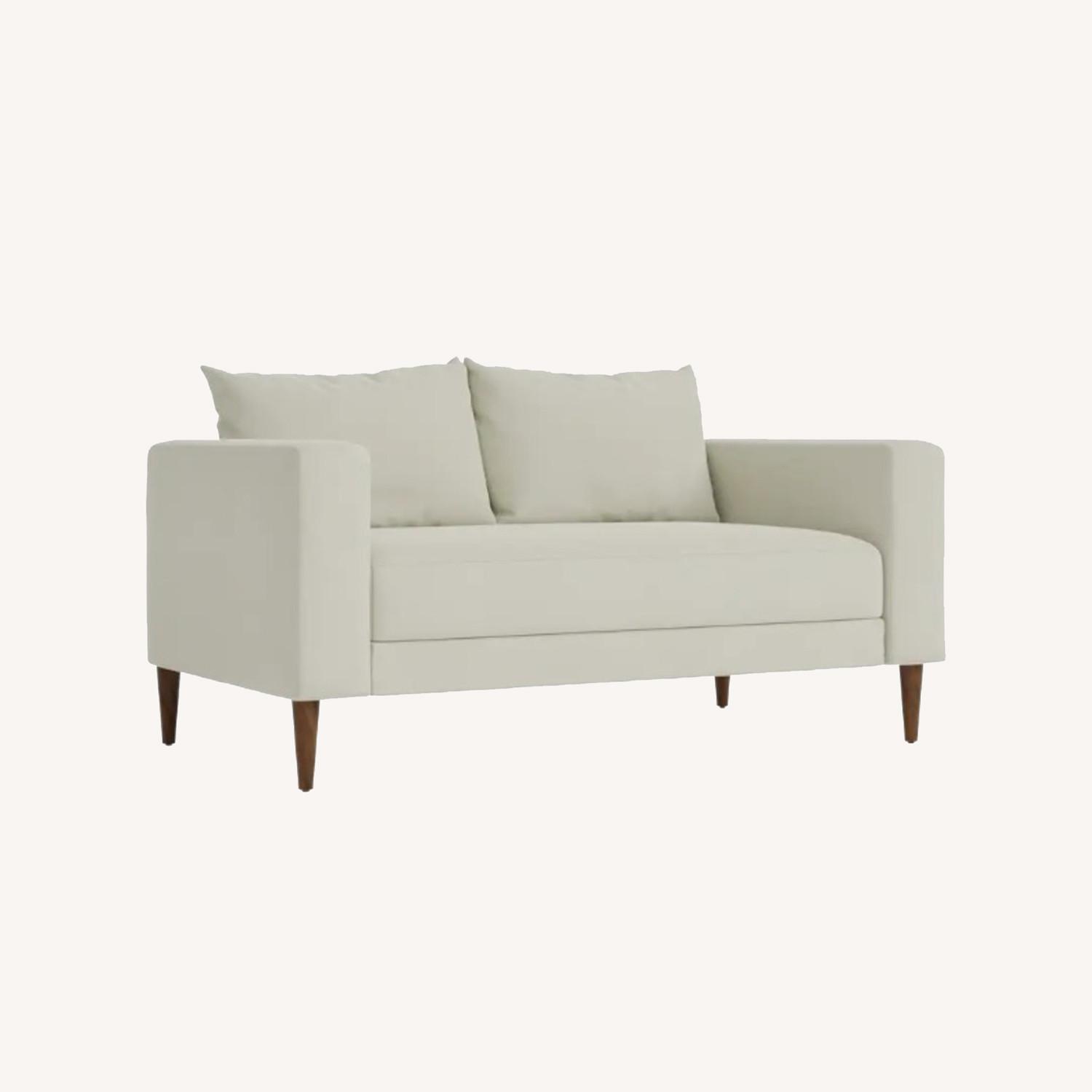 Sabai Design Oat Color Essential Loveseat - image-0