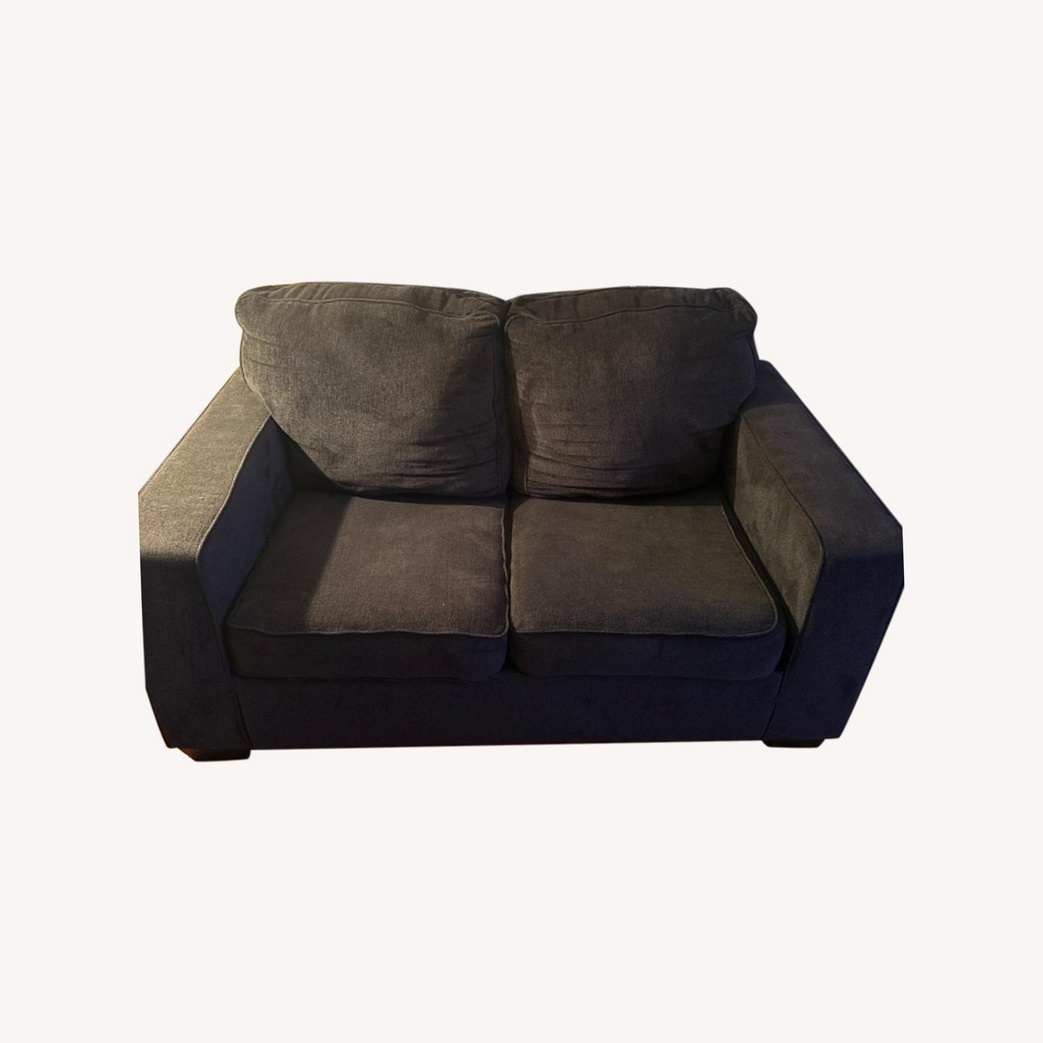 Ashley 2 Microfiber Loveseats - image-0