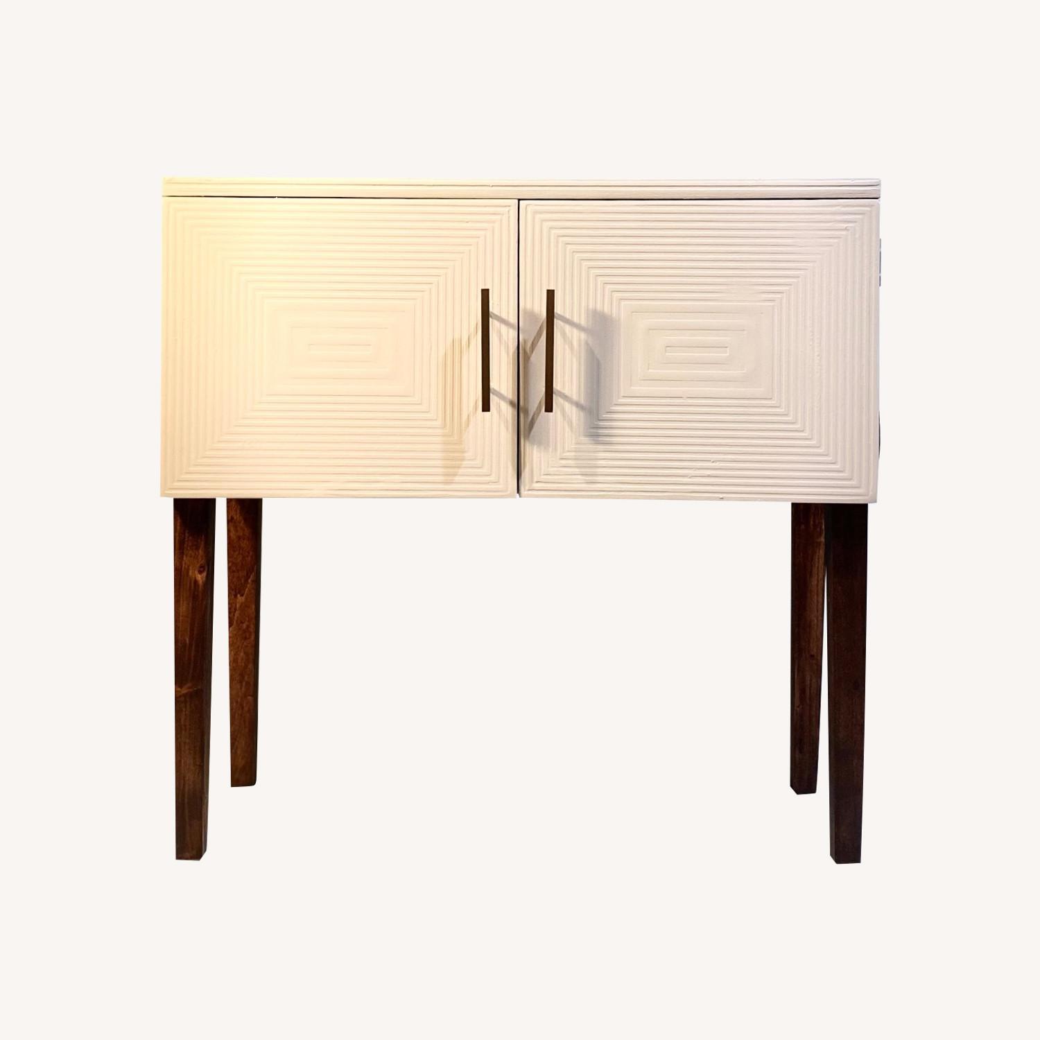 Neutral Geometric Sideboard - image-0