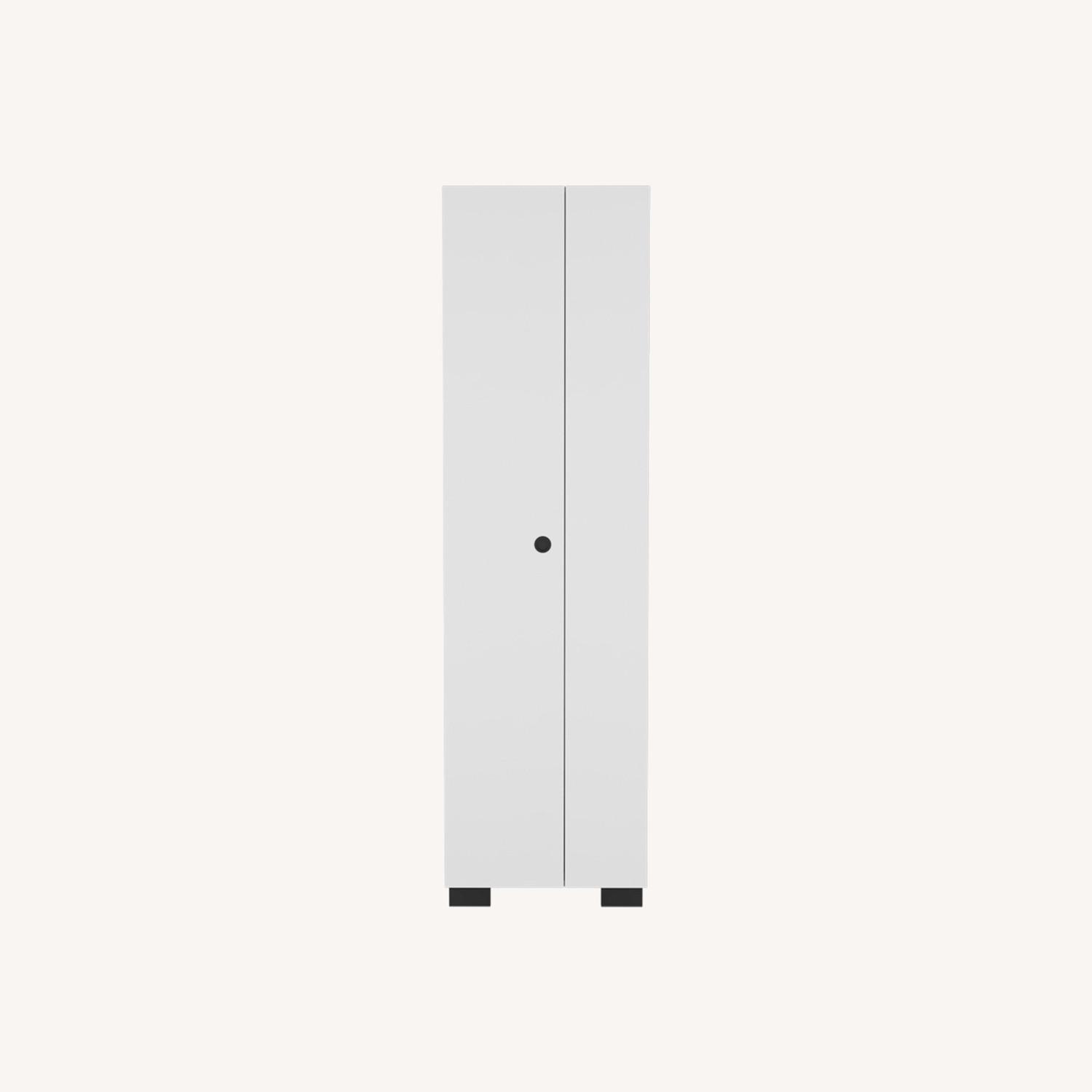 Broom Cabinet Lucin, White - image-0