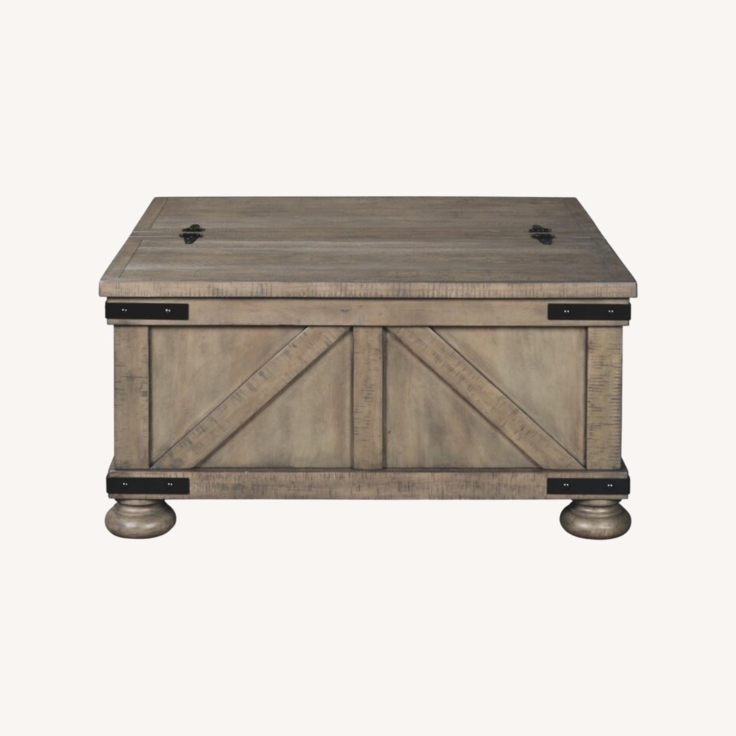 Emiliano Lift Top Coffee Table with Storage - image-0