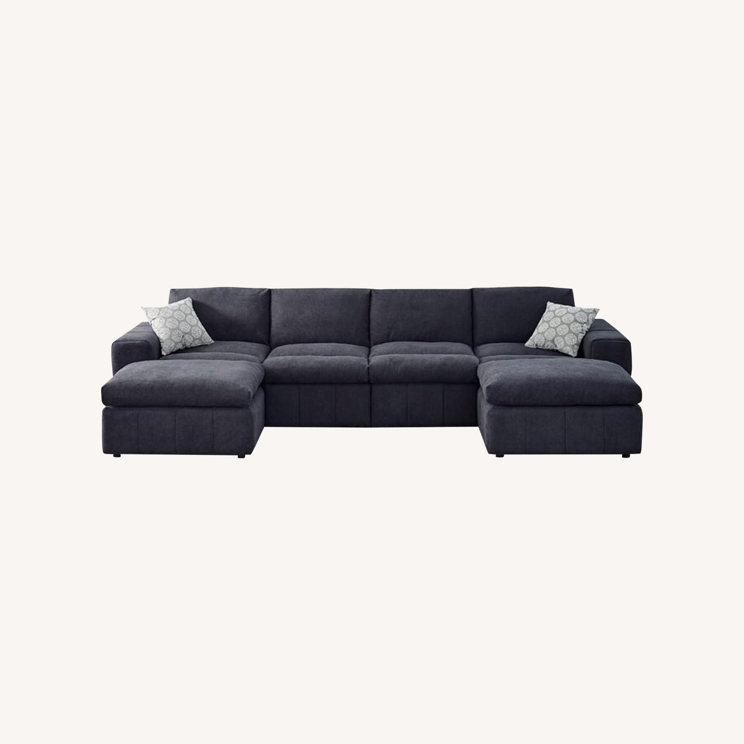 Enyart 6 Piece Upholstered Sectional Latitude Run - image-0