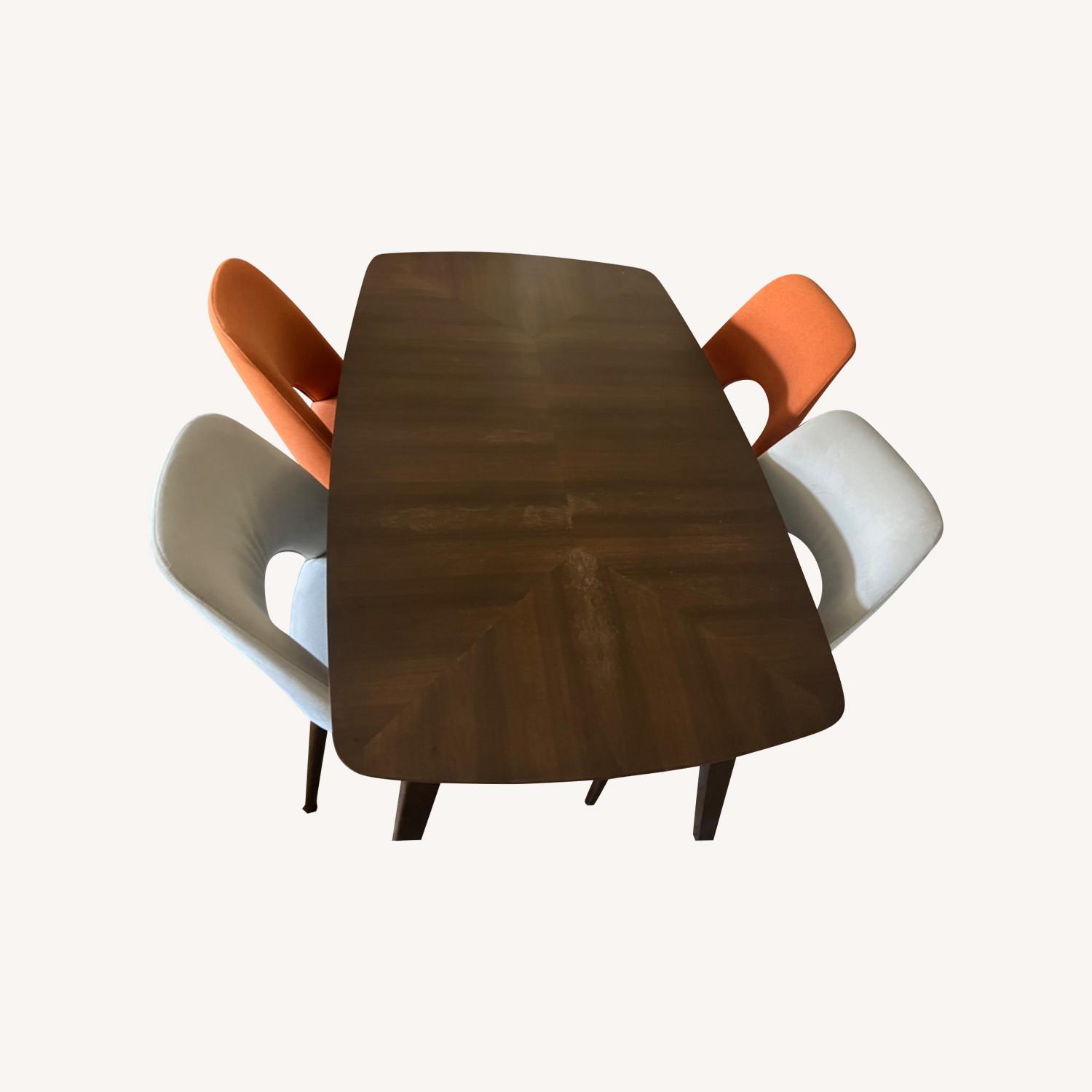 Set of Dining Chairs Plus a Table - image-0