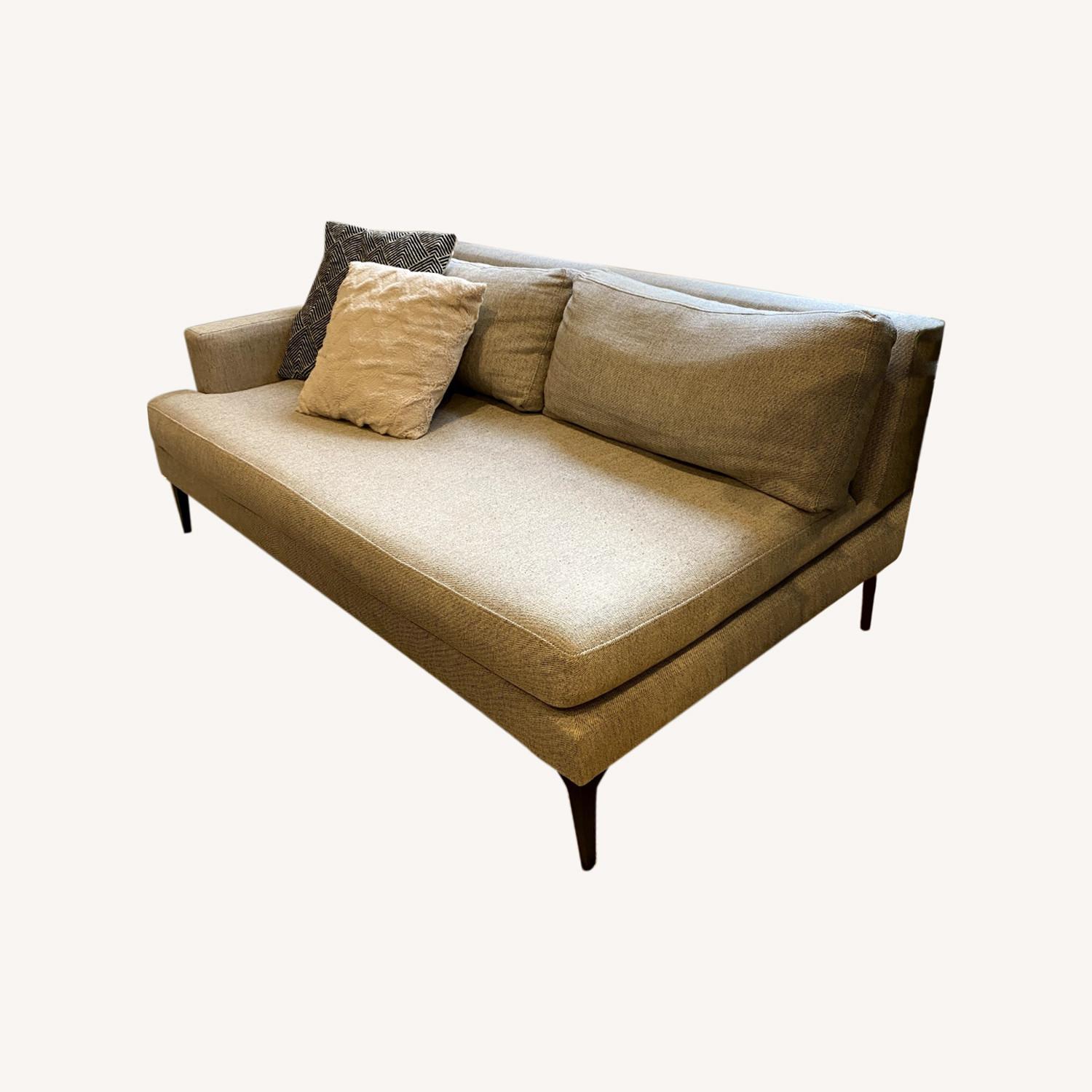 West Elm Dove Twill Andes Sofa - image-0