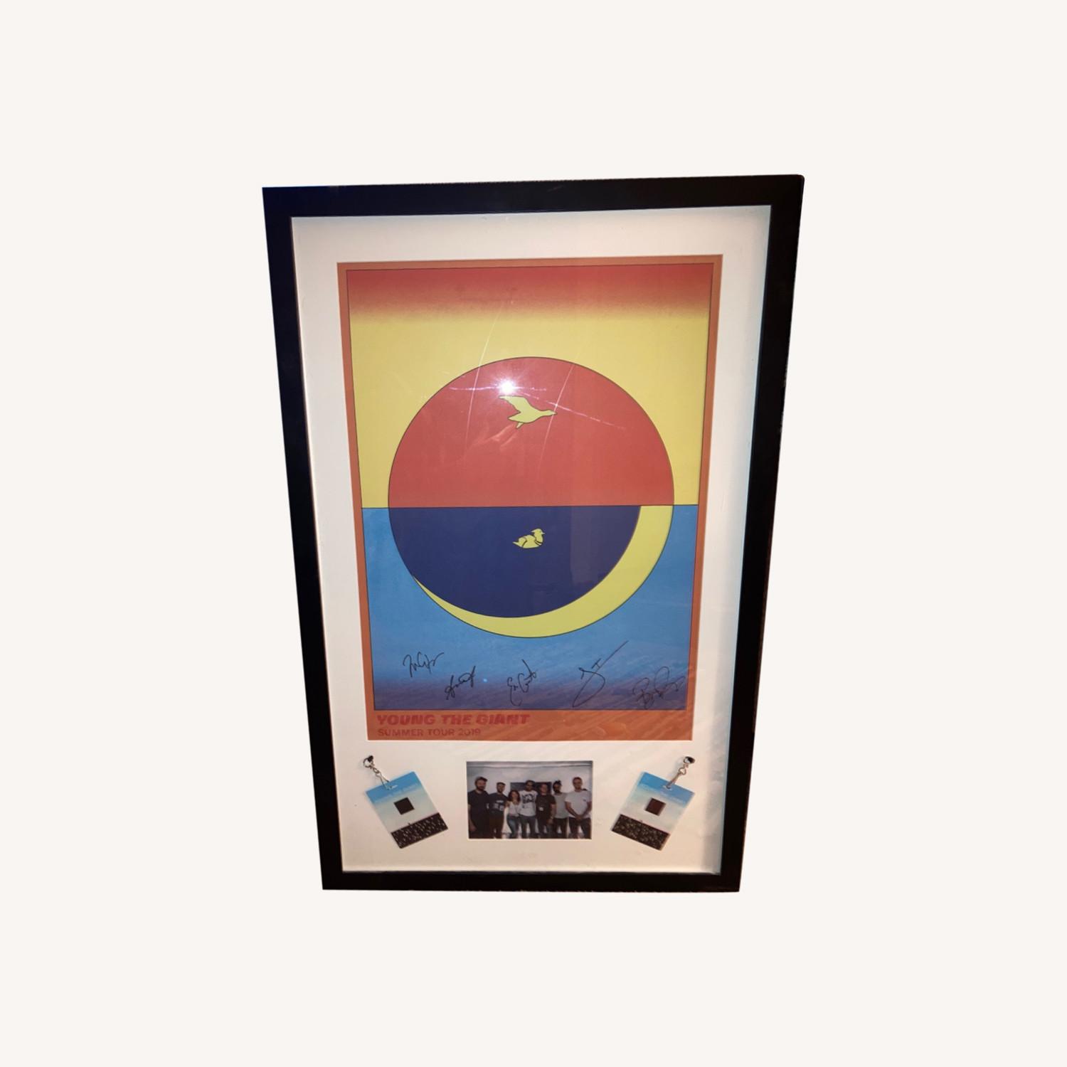 Young the Giant, Framed Autograph Picture - image-0
