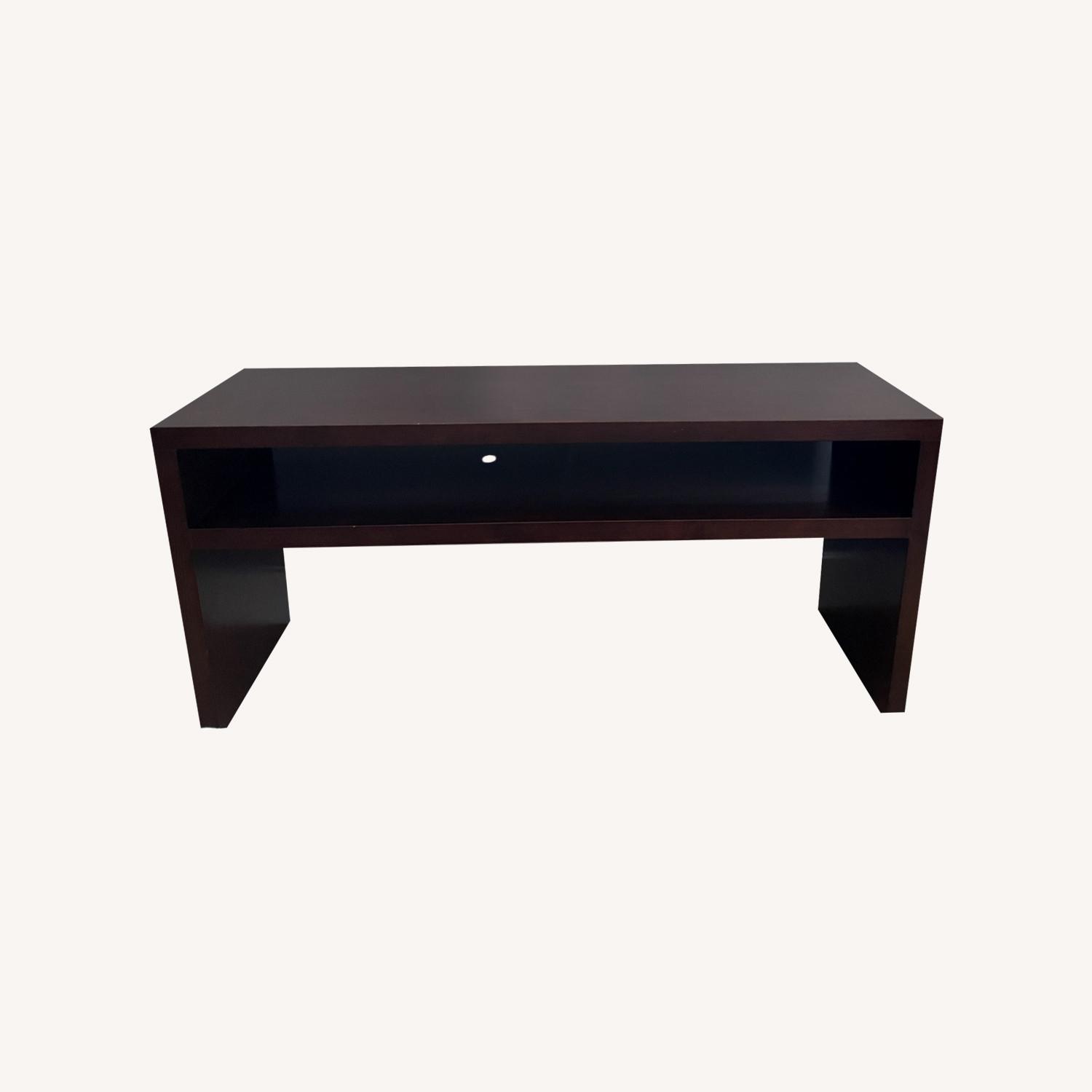 Ethan Allen Wood Console - image-0