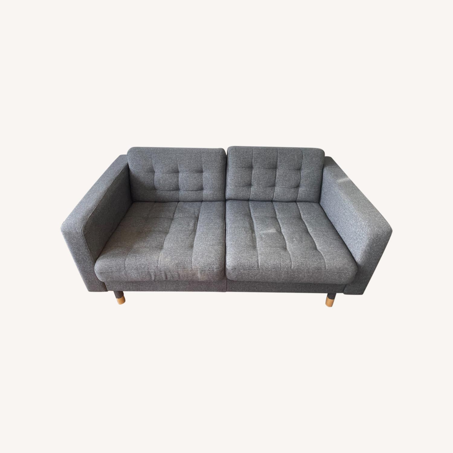 IKEA Dark Gray Morabo Loveseat - image-0