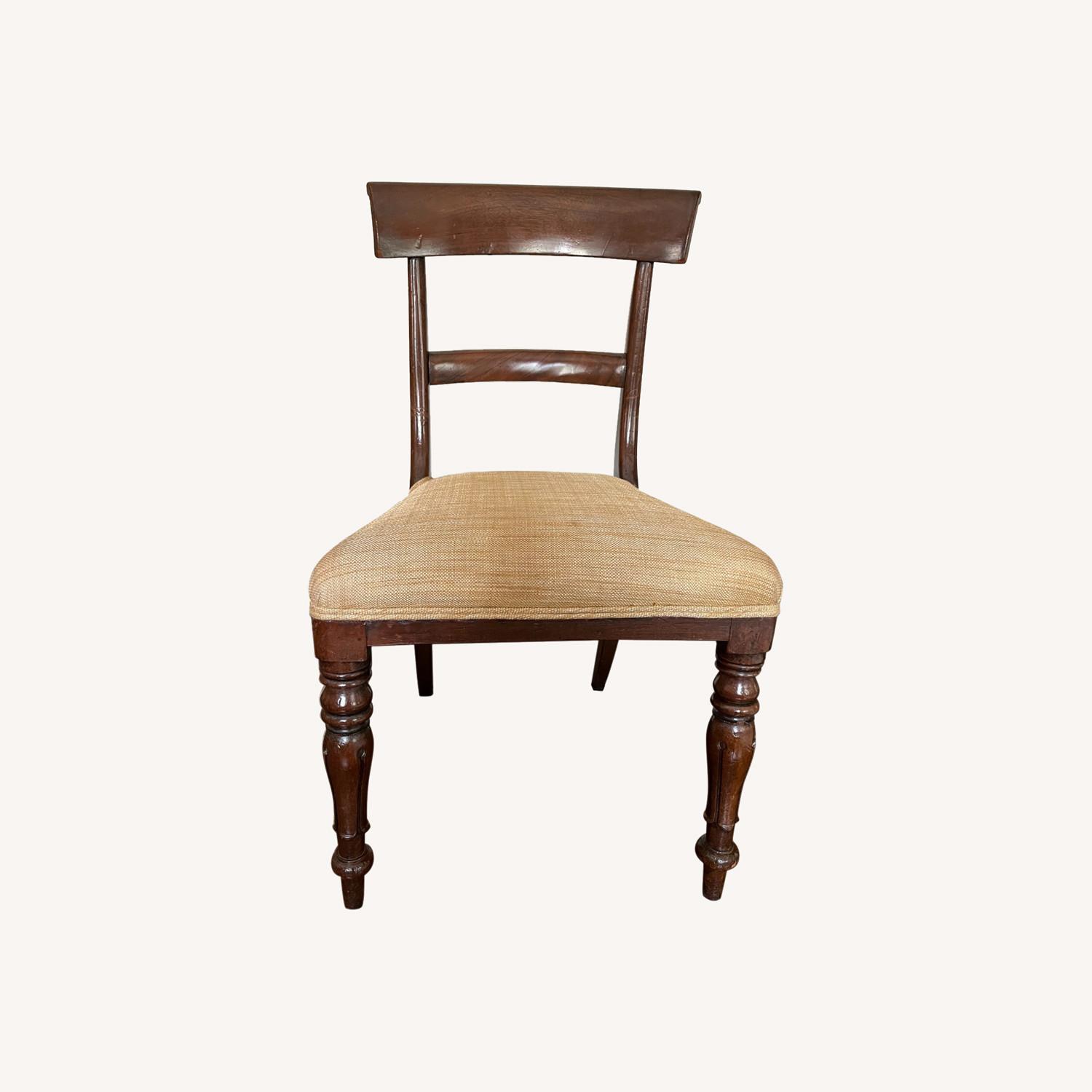 Antique English Regency Style Dining Chair Set - image-0