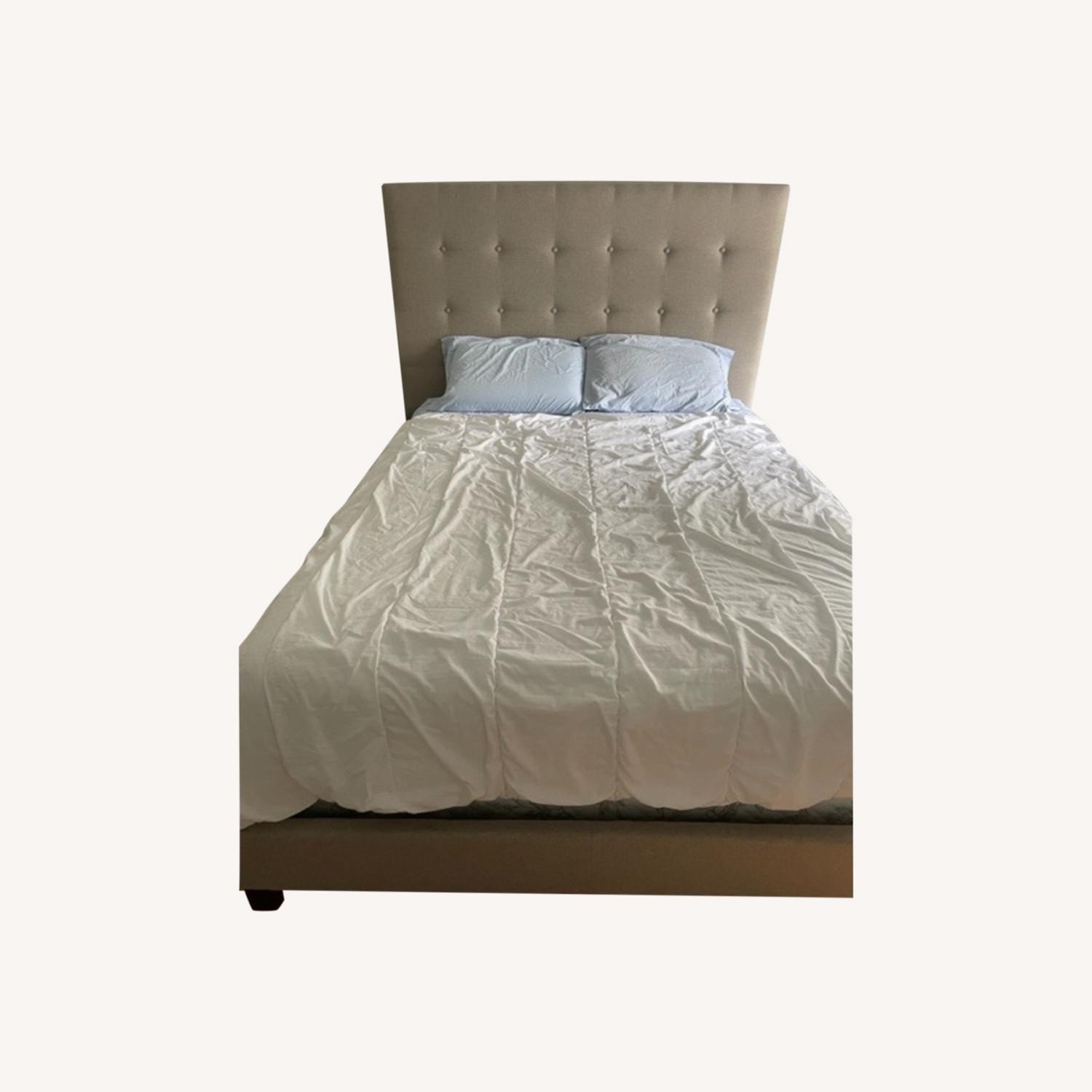 Raymour & Flannigan Upholstered Queen Bed - image-0