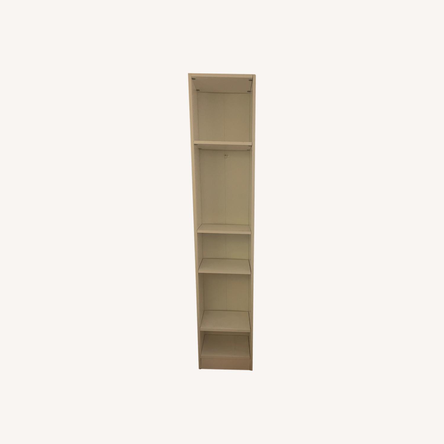 Tall White Bookcase - image-0