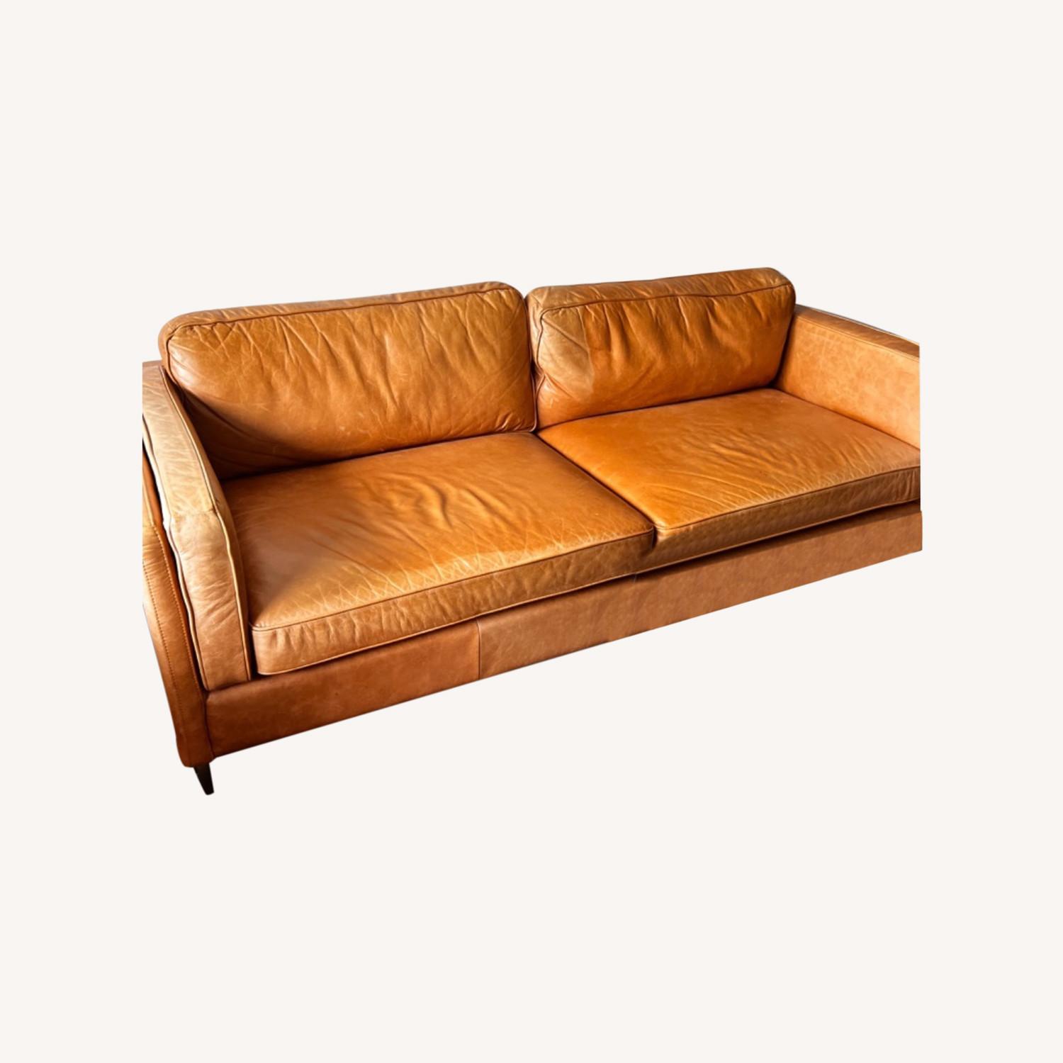 Joss & Main 84" Leather Sofa - image-0
