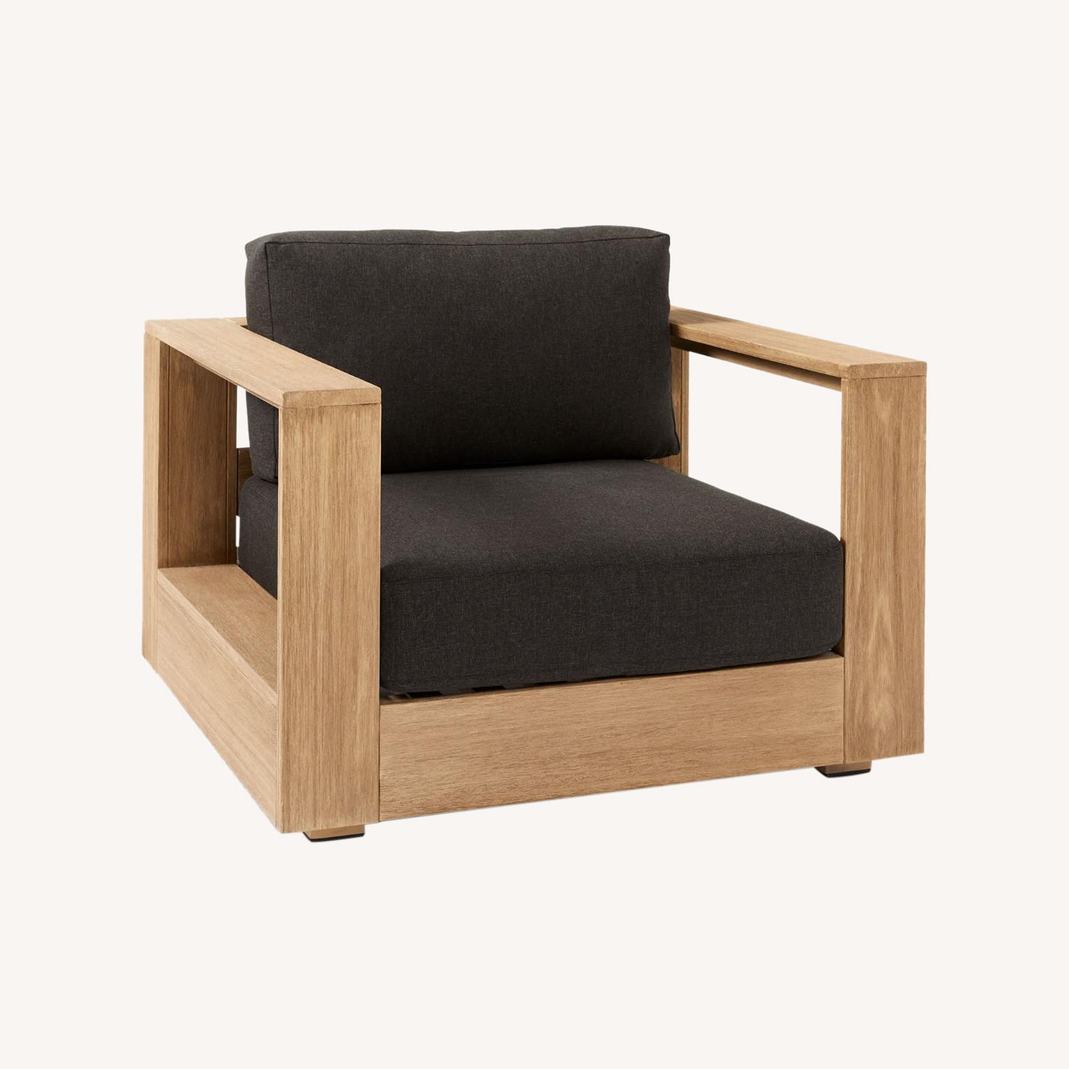 West Elm Telluride Outdoor Lounge Chair - image-0