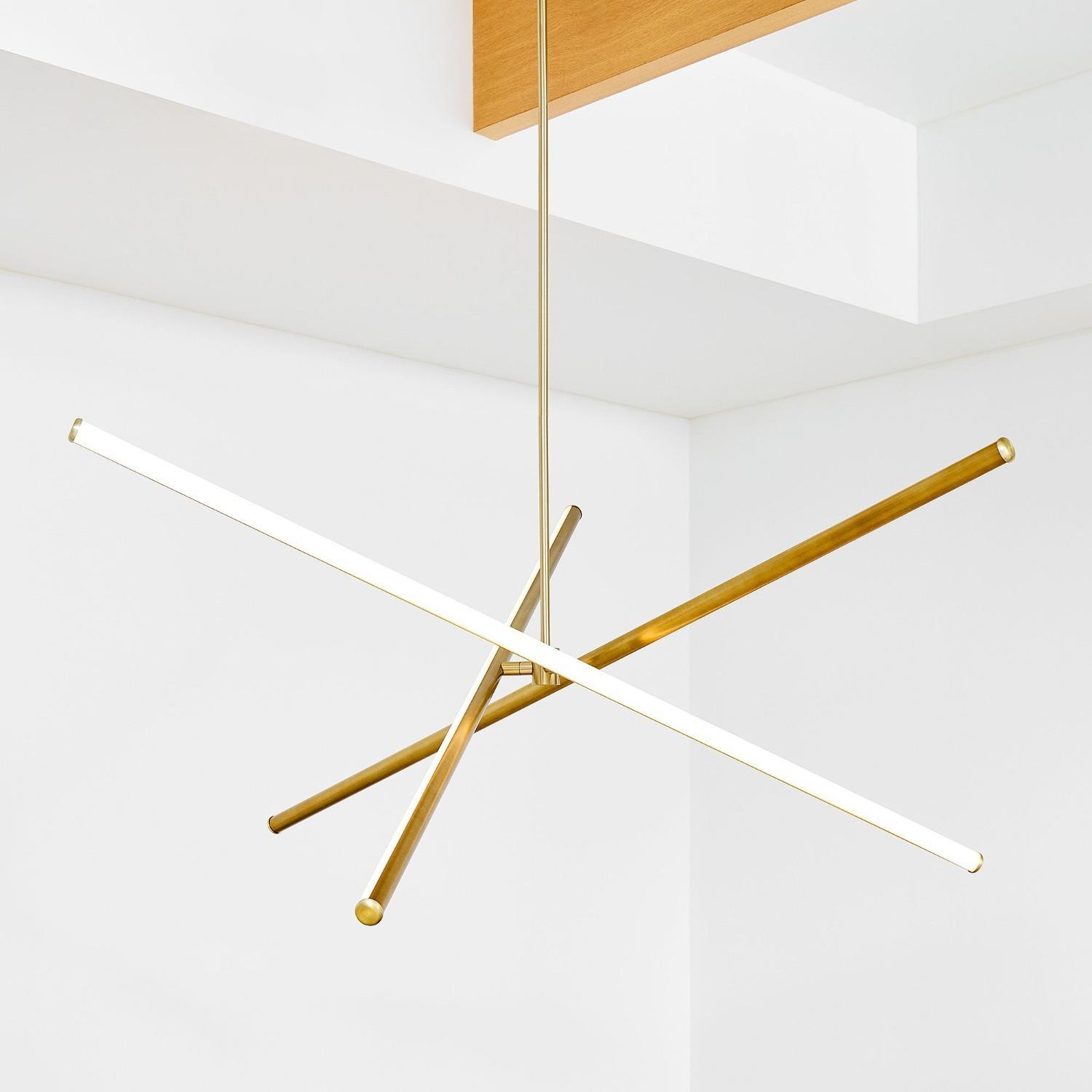 West Elm Light Rods LED Chandelier - image-4