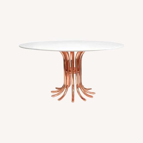 Used Jonathan Adler Marble Round Table for sale on AptDeco