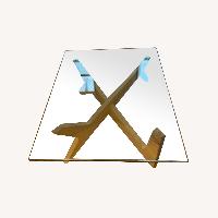 Modern Glass Top Coffee Table