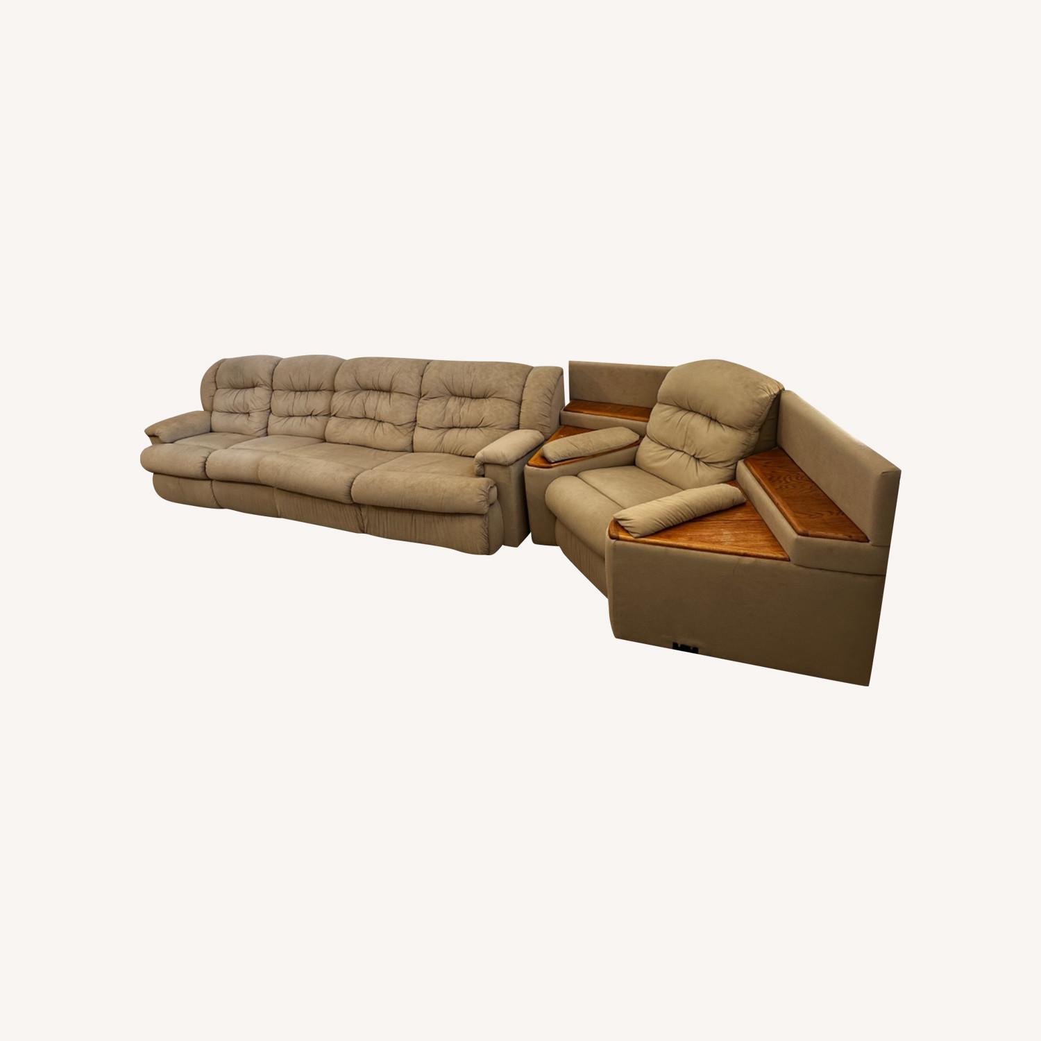 3Pc Sectional Sofa AptDeco