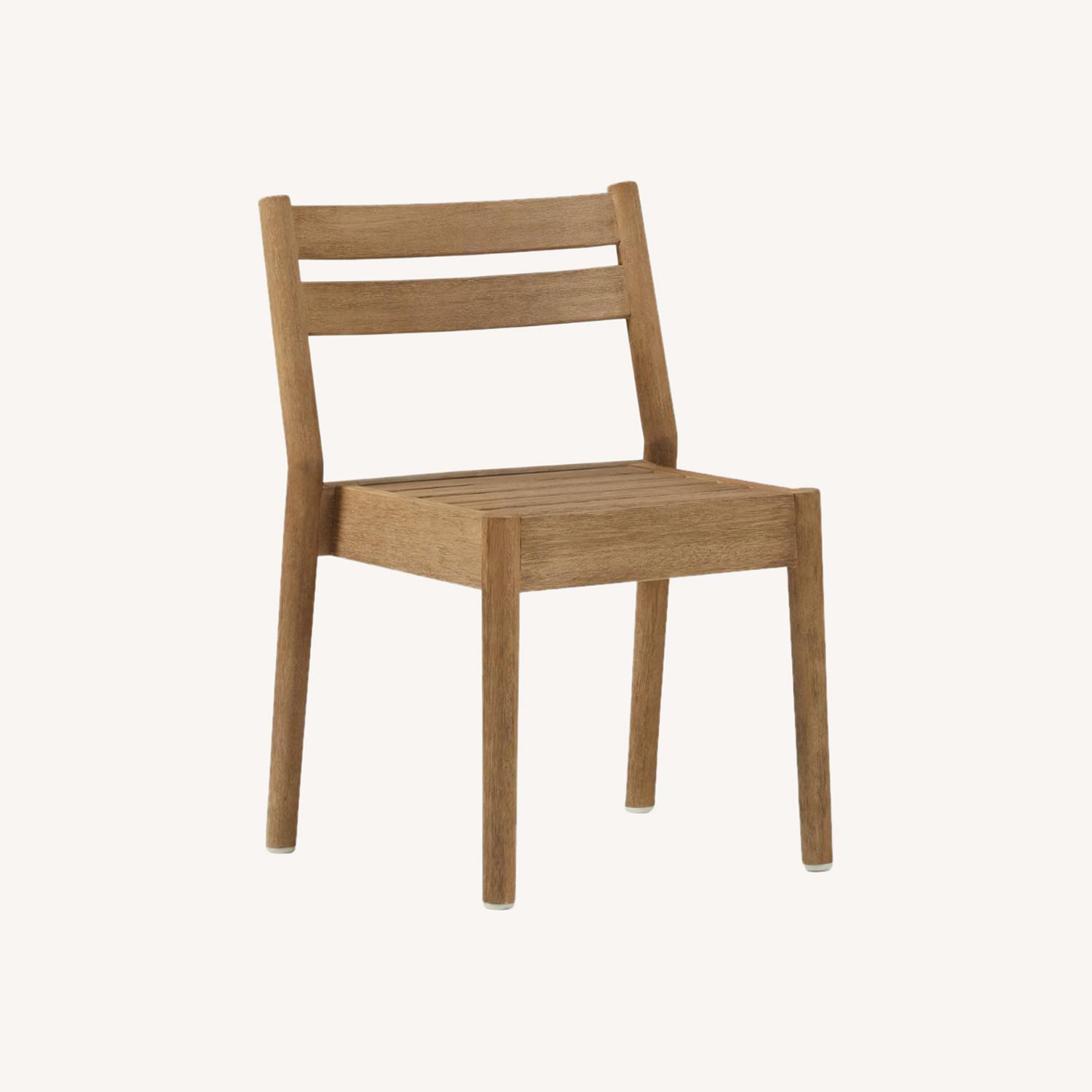 West Elm Hargrove Outdoor Stacking Dining Chair - image-0