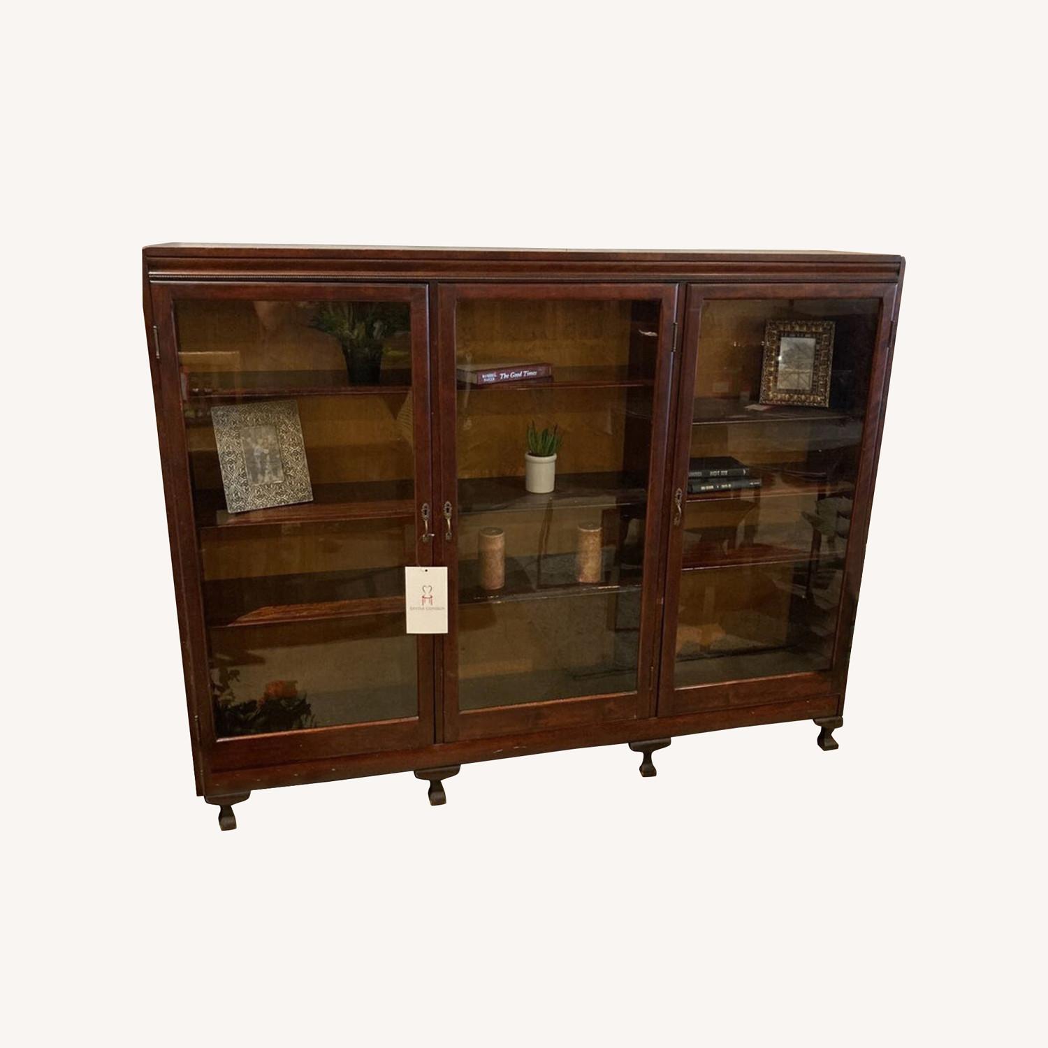 George Flint & Co Vintage 3-section Bookcase - image-0