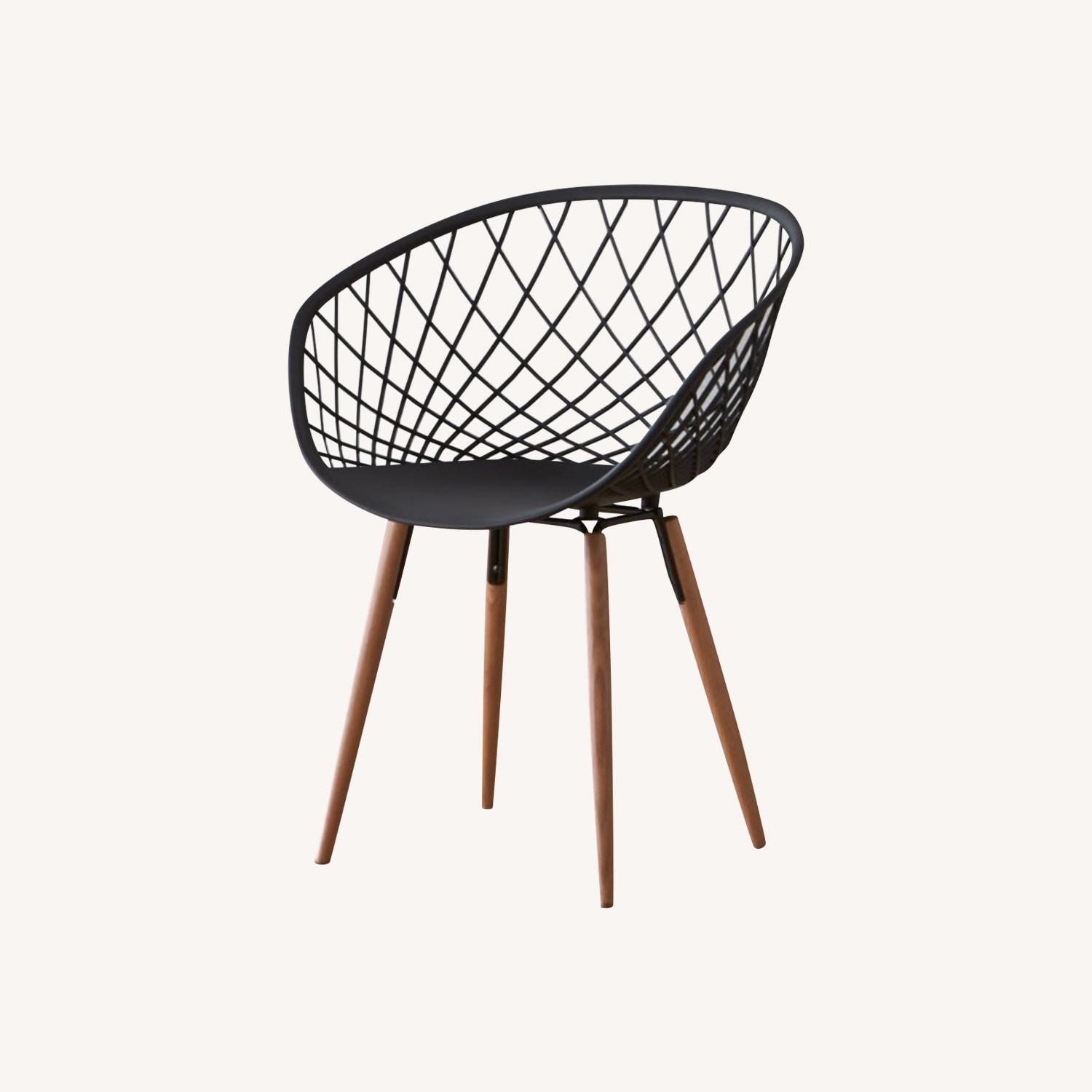 Cb2 Sidera Black Chair - image-0