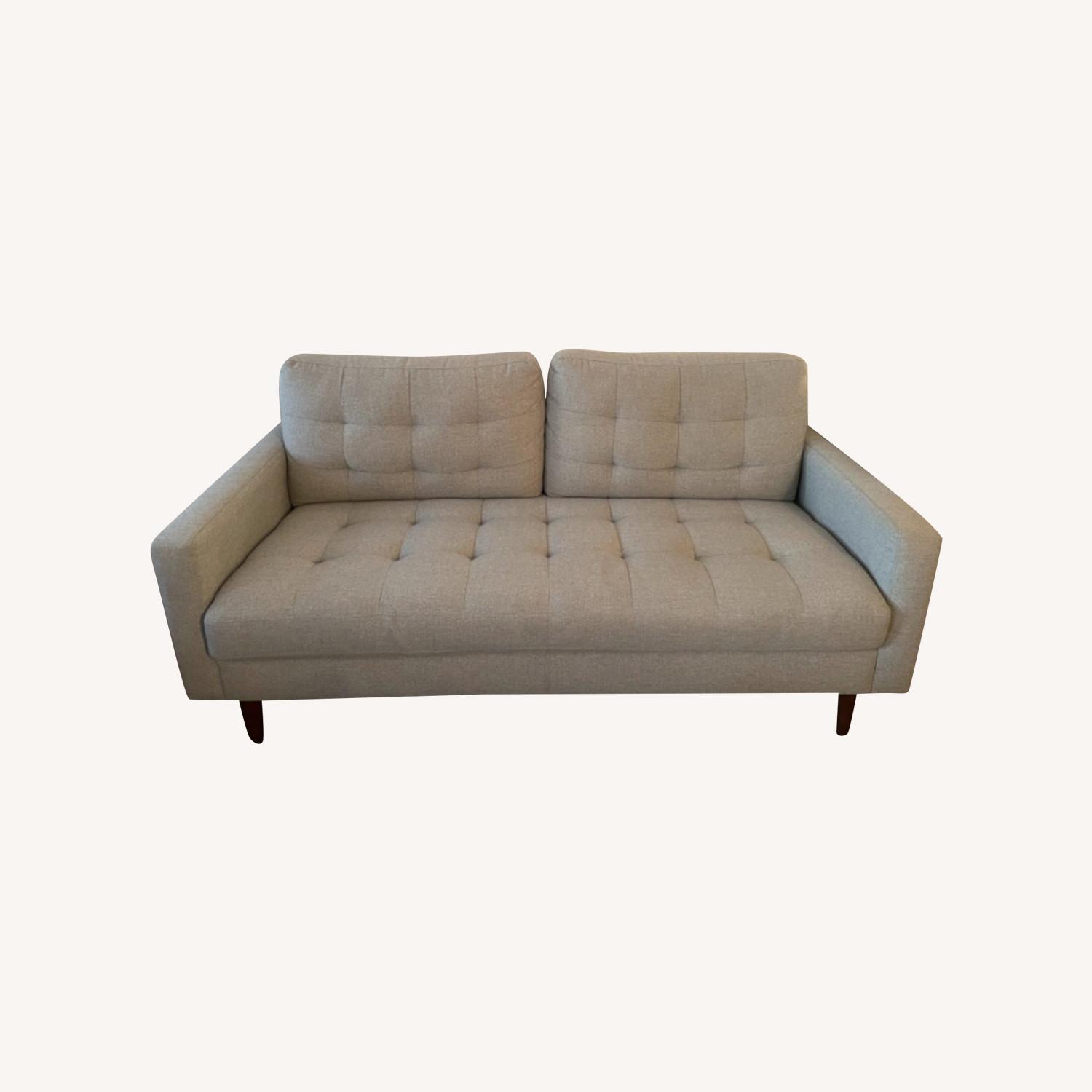 Mid Century Sofa in Grey - image-0