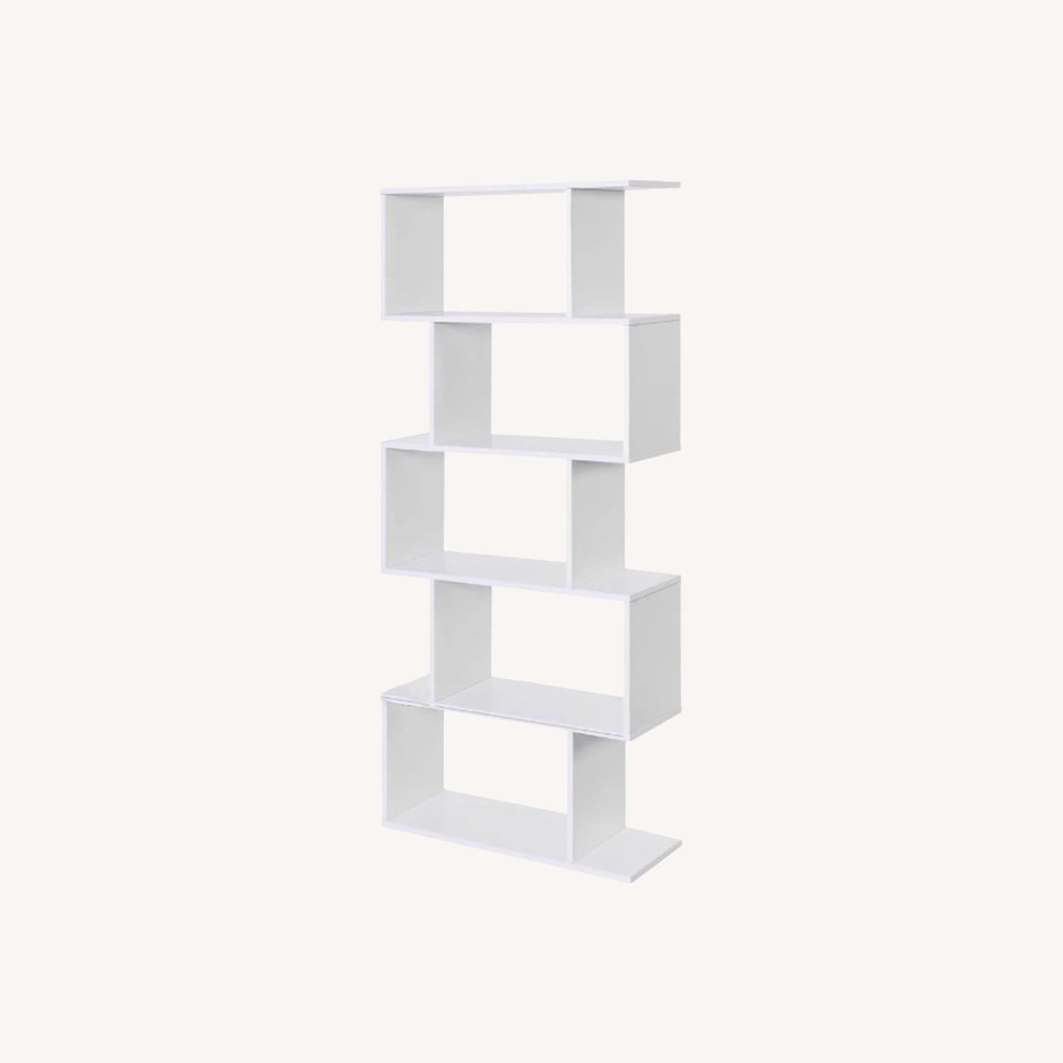 White Bookshelf - image-0