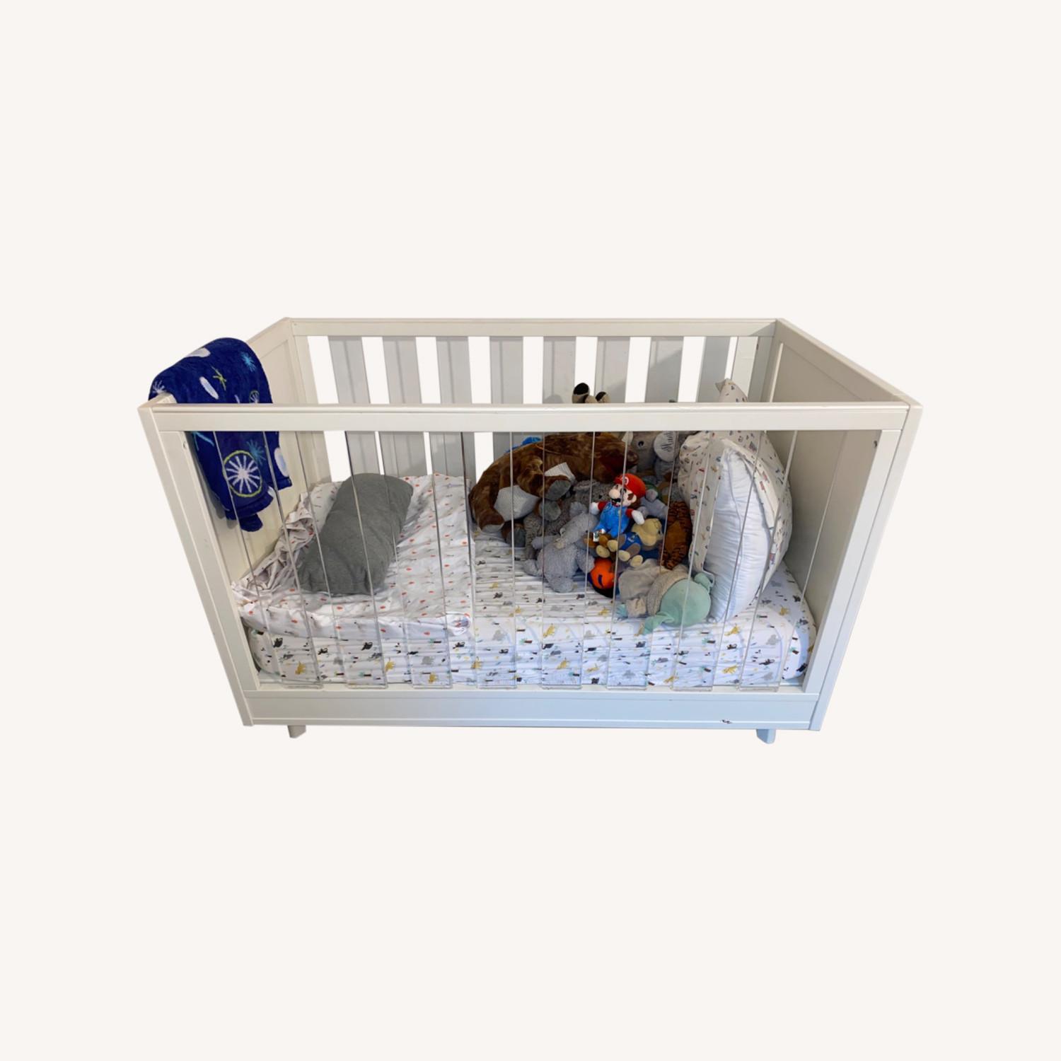 Pottery Barn Sloan Acrylic Crib AptDeco