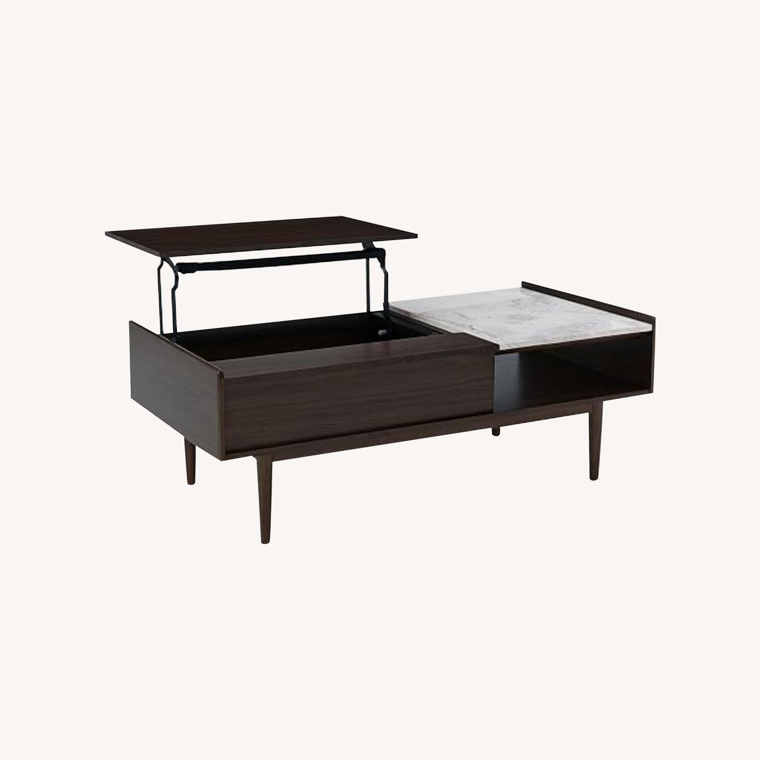 West Elm Mid-Century Pop-Up Coffee Table 48 x 24 - image-0