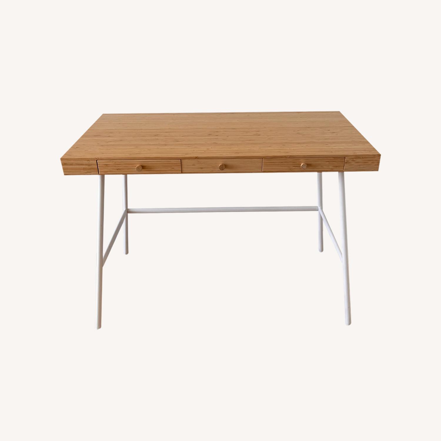 IKEA Bamboo Desk AptDeco