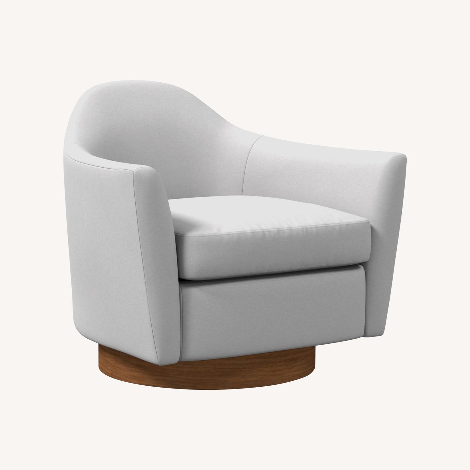 West Elm Haven Swivel Chair - image-0