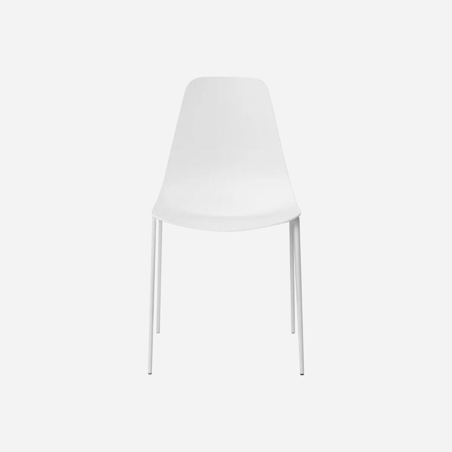 Article Pure White Dining Chair AptDeco