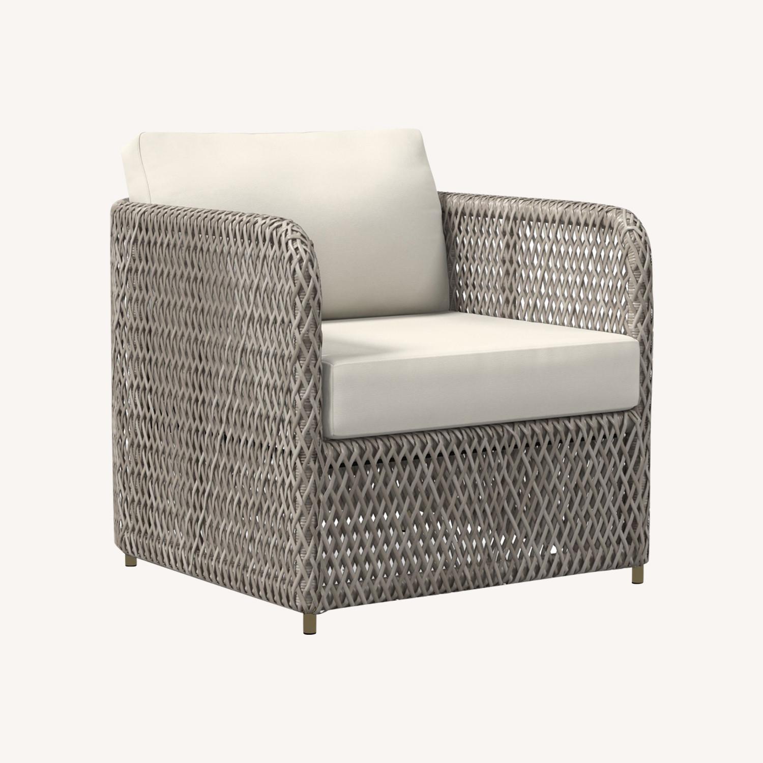 West Elm Petite Coastal Outdoor Chair - image-0