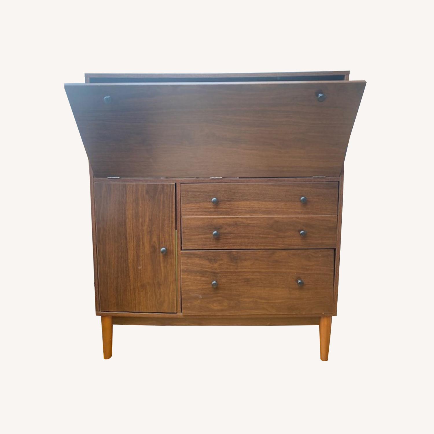 Acme Mullener Office Armoire Walnut - image-0