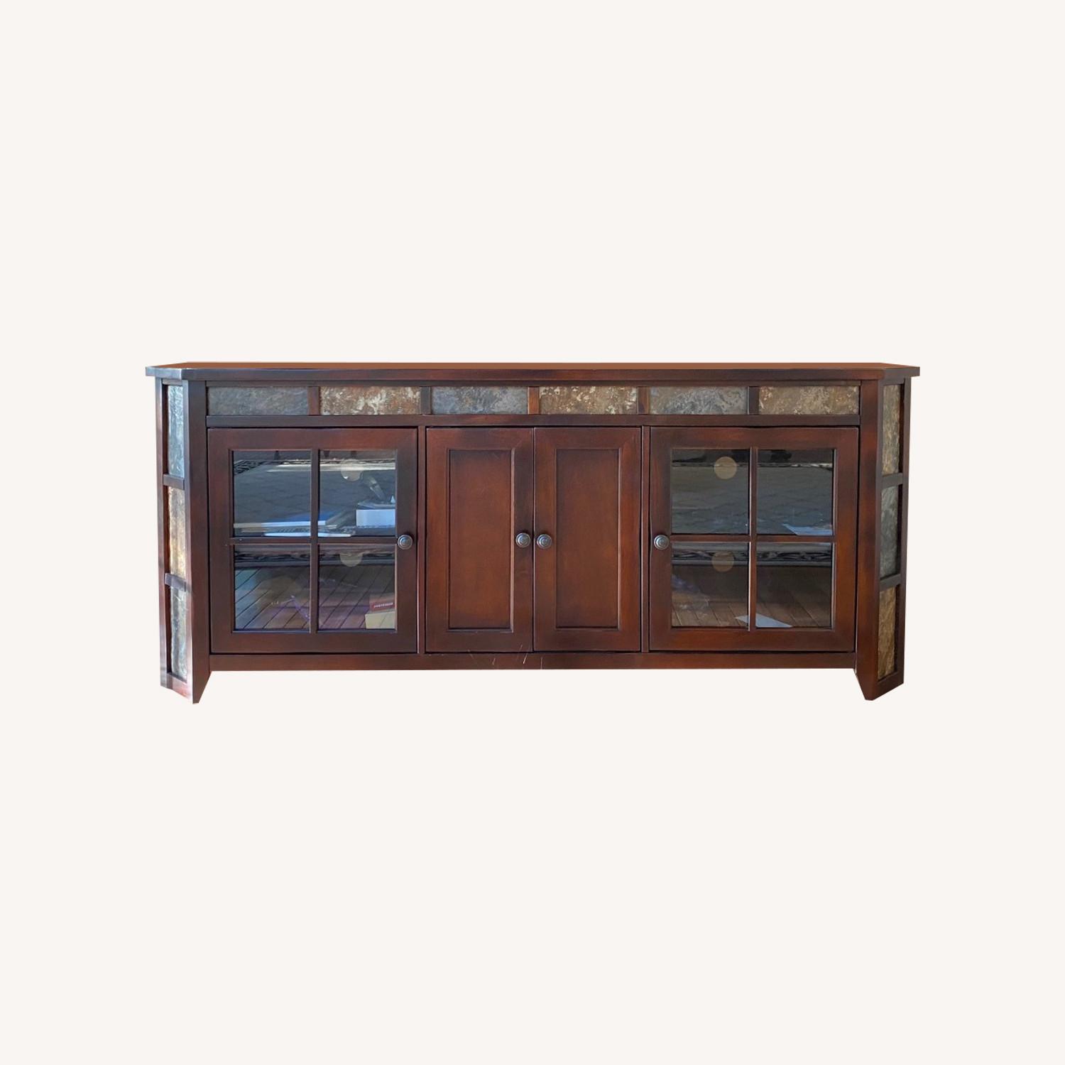 Angled TV Console - image-0