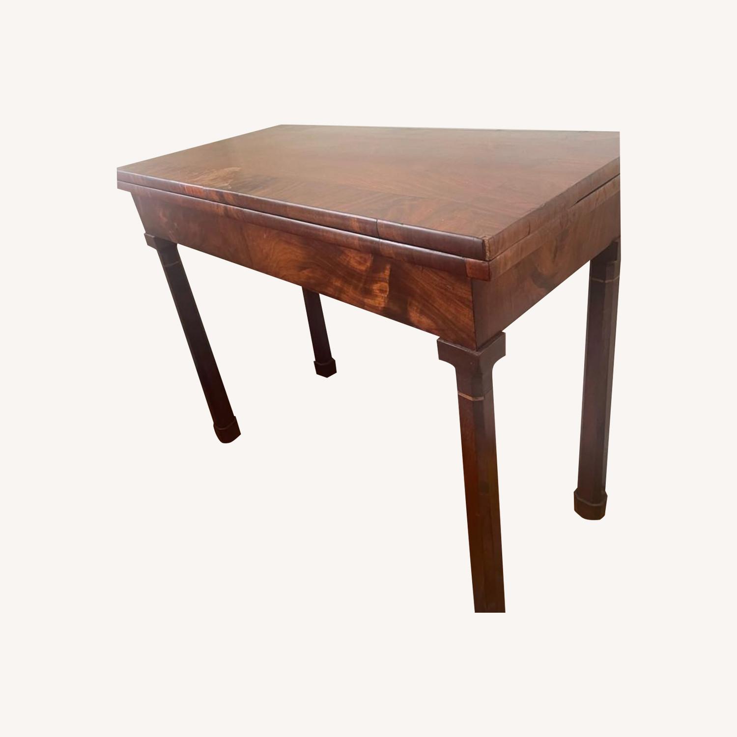Antique Game Table - image-0