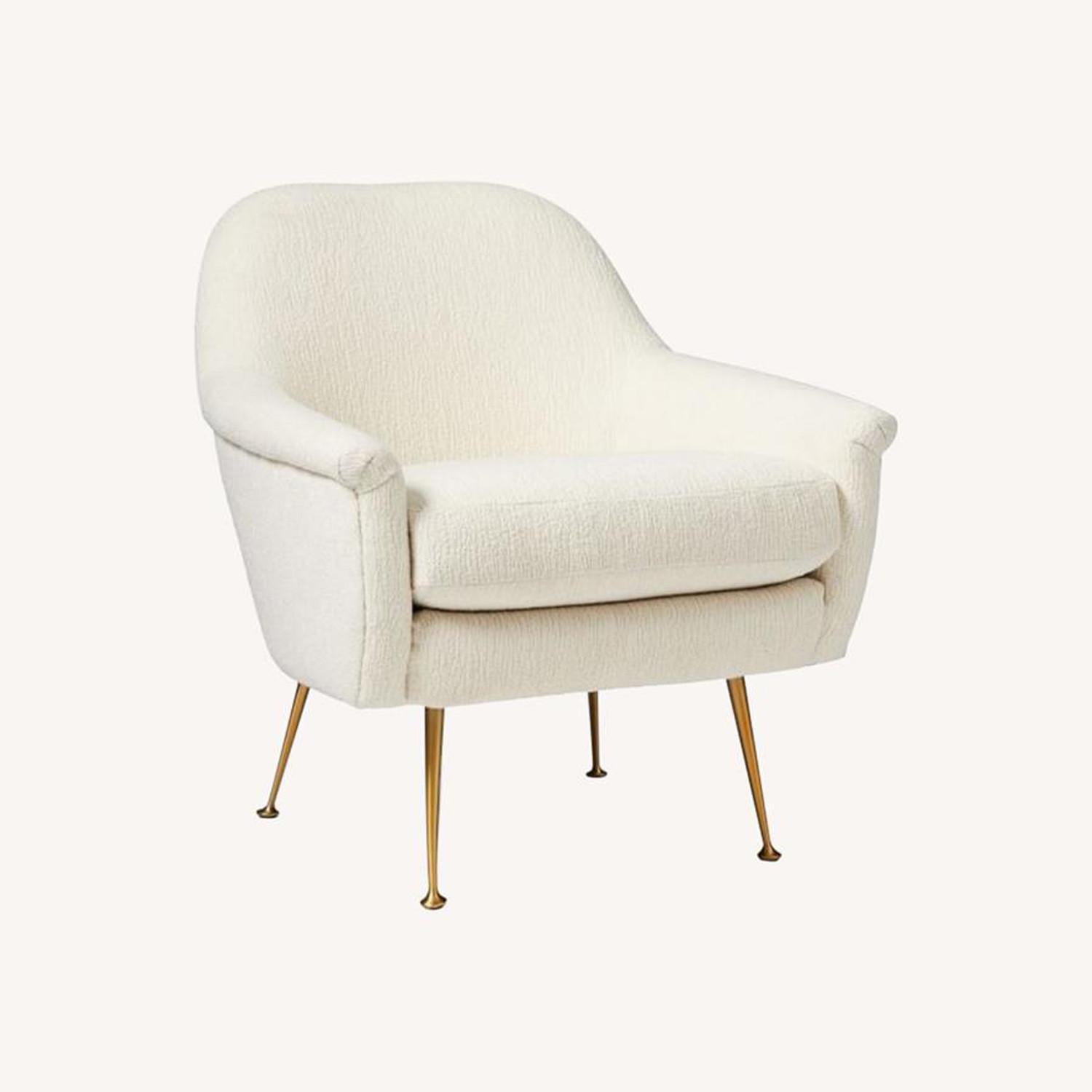 West Elm Phoebe Chair - Metal Legs - image-0
