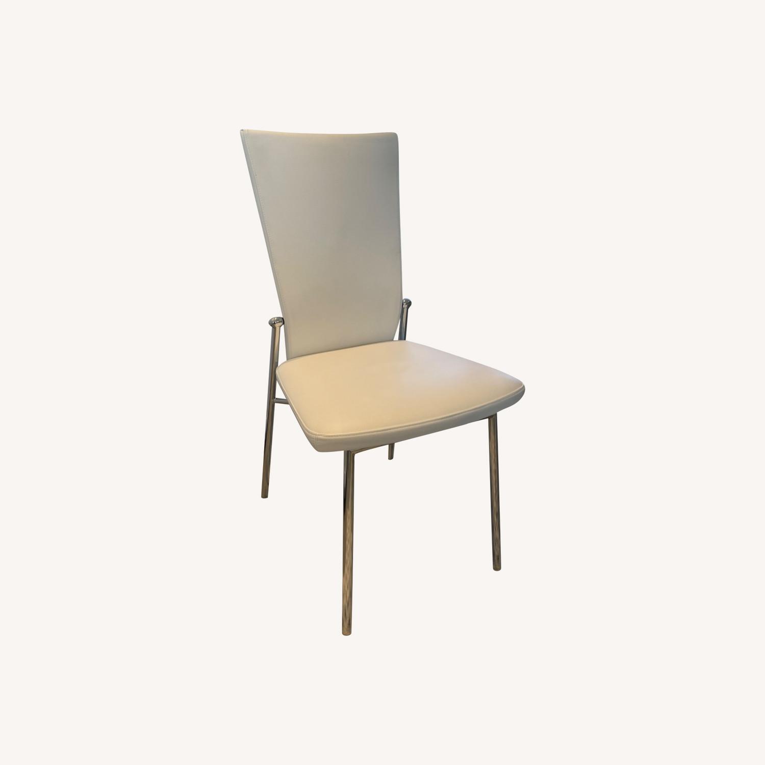 Italian Leather Dining Chair - image-0