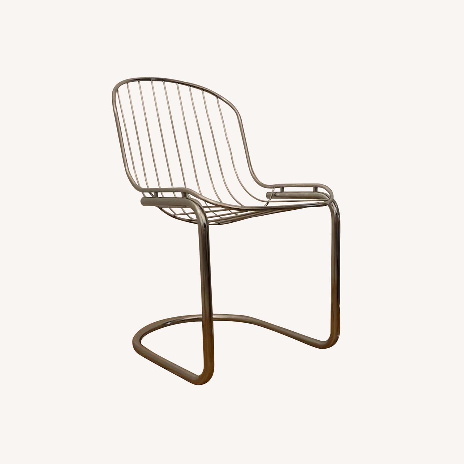 Set of 2 Gastone Rinaldi For RIMA Chrome Chairs - image-0