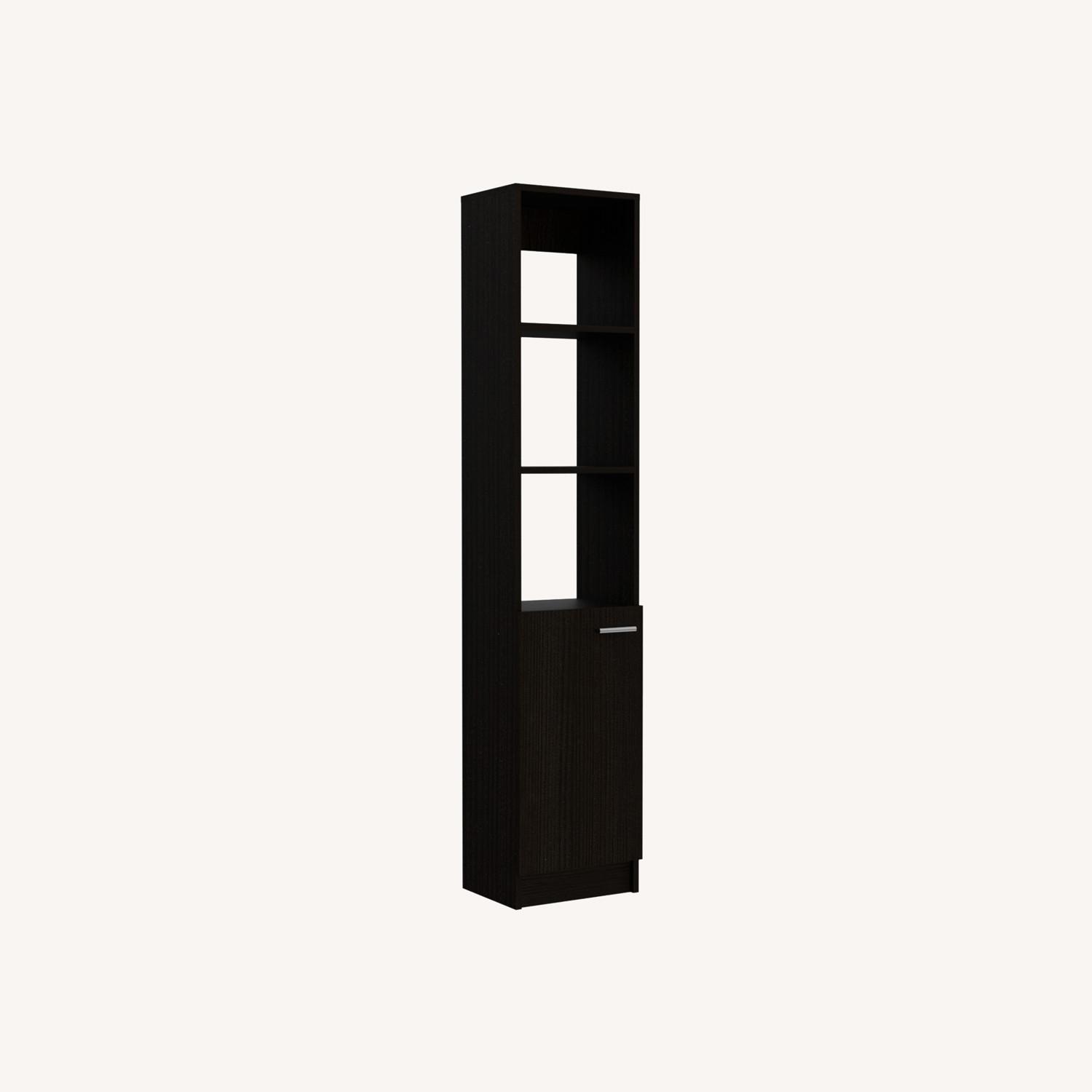 Linen Cabinet Emmett Bathroom Black - image-0