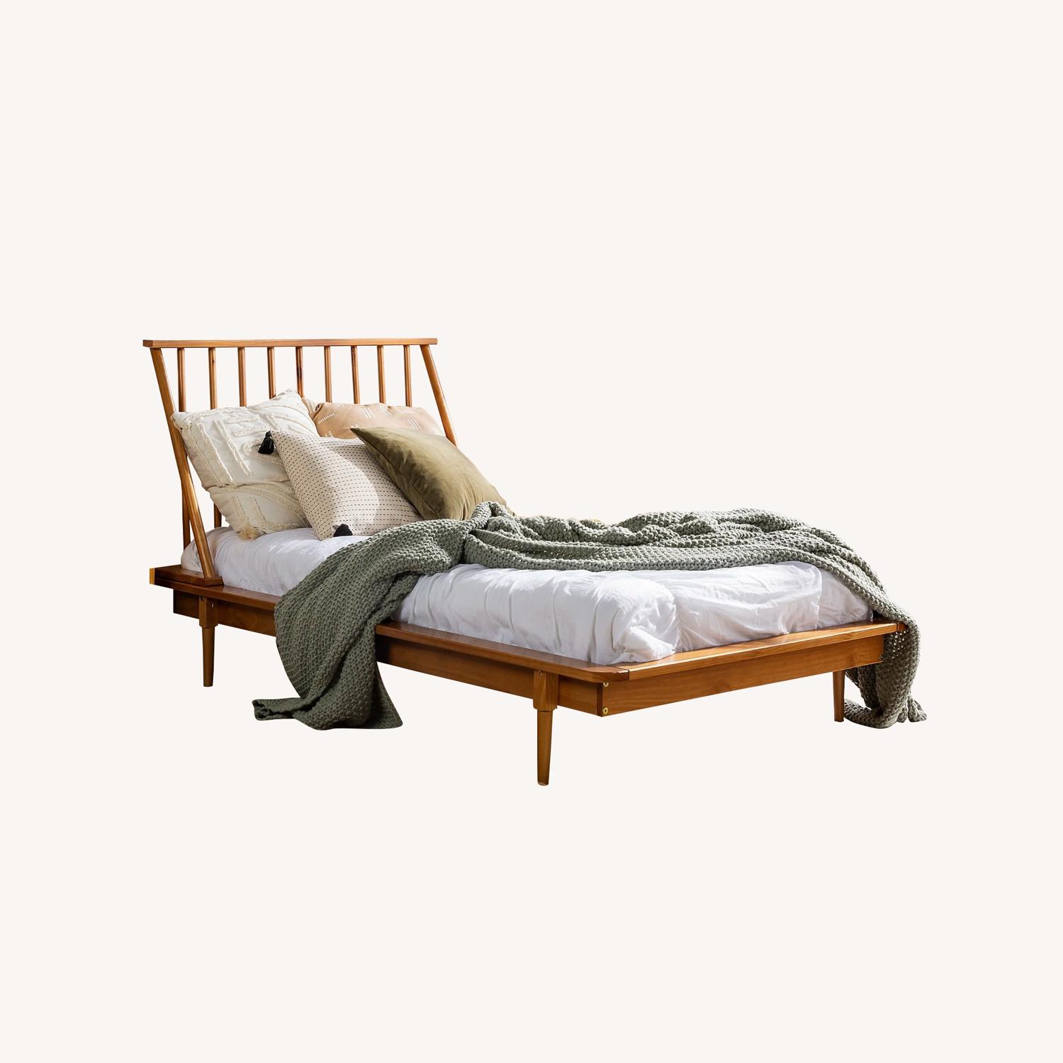 Mercury Row Solid Wood Spindle Bed Frame - image-0