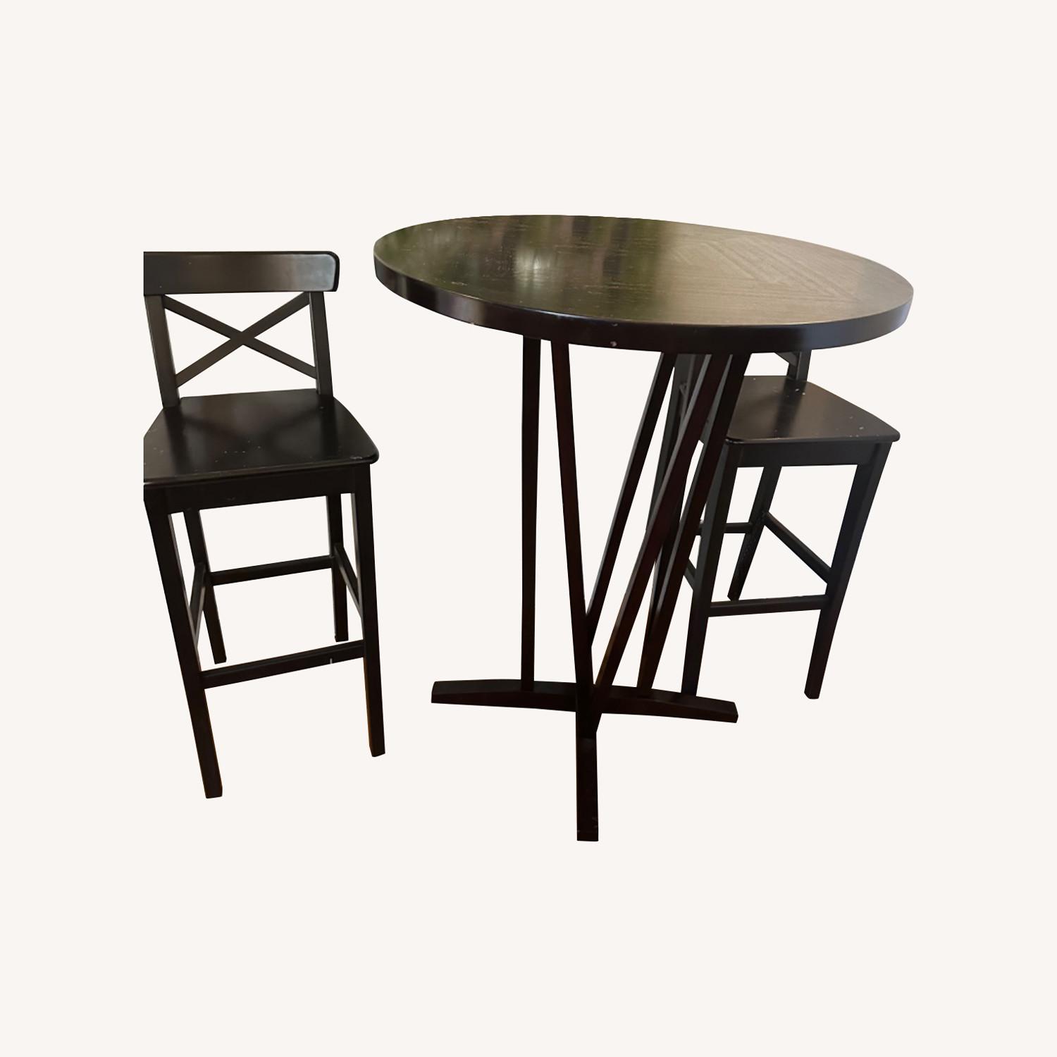 Wayfair High Top + 2 IKEA Chairs AptDeco