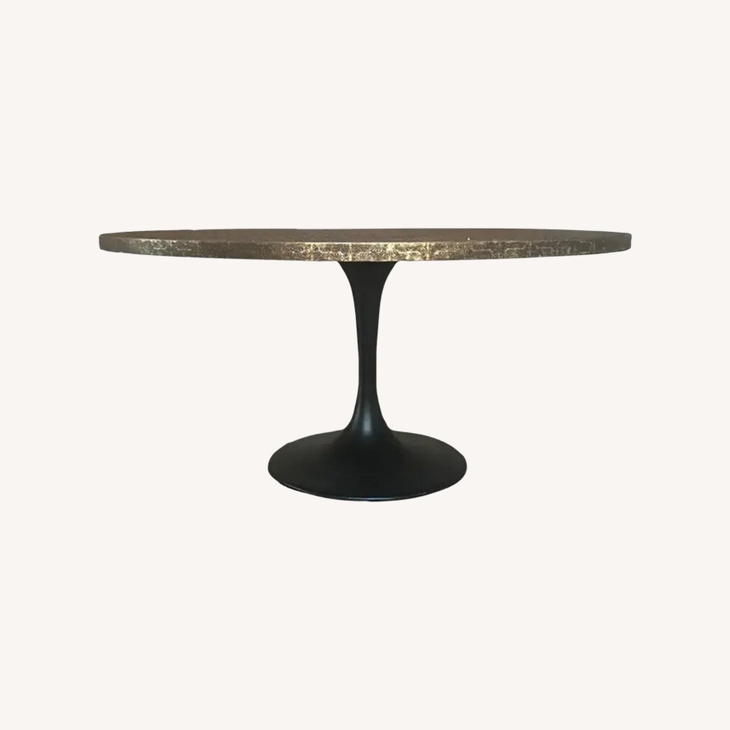Custom Metal Round Dining Table - image-0